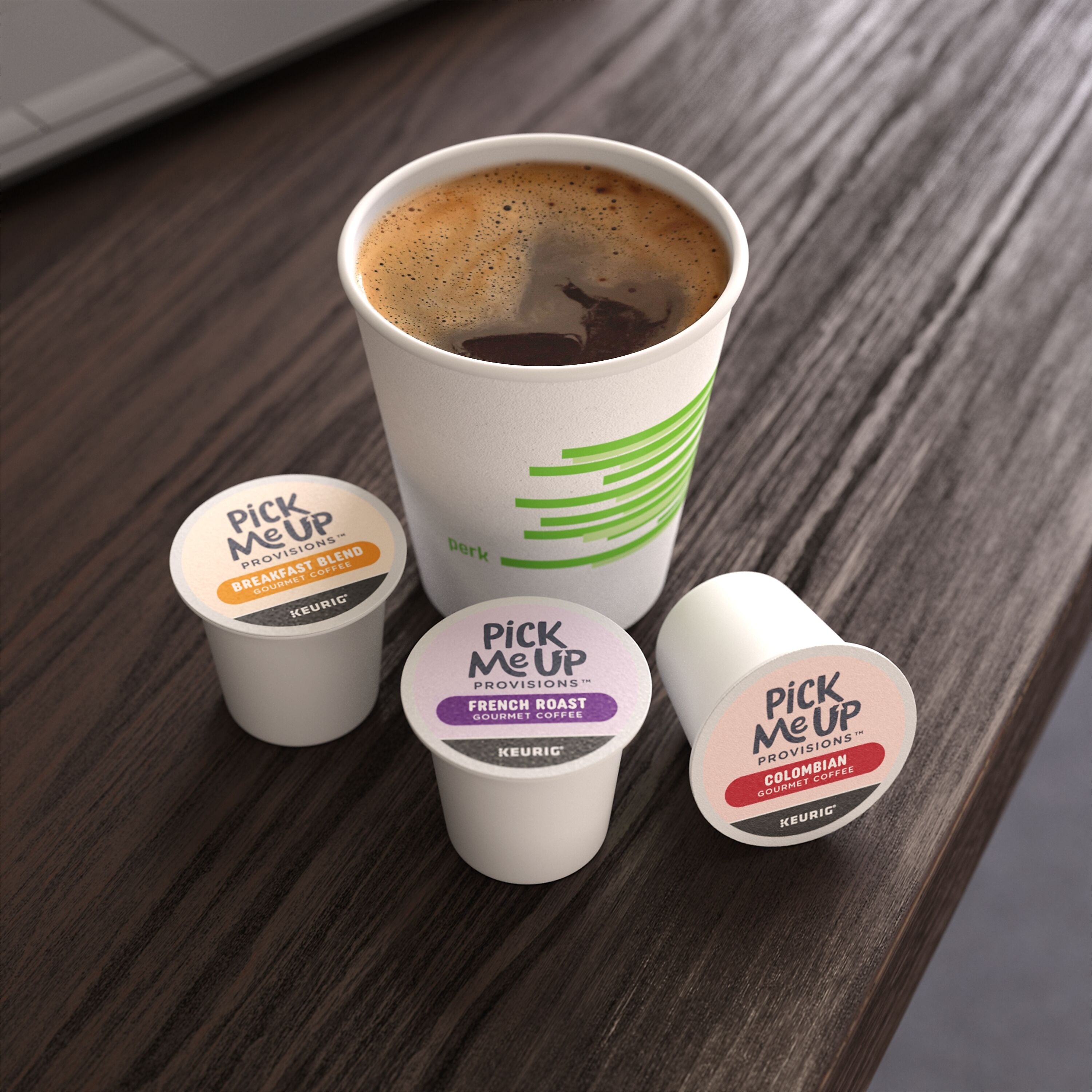 Pick Me Up Provisions™ Breakfast Blend Coffee Keurig® K-Cup® Pods, Light Roast, 96/Carton
