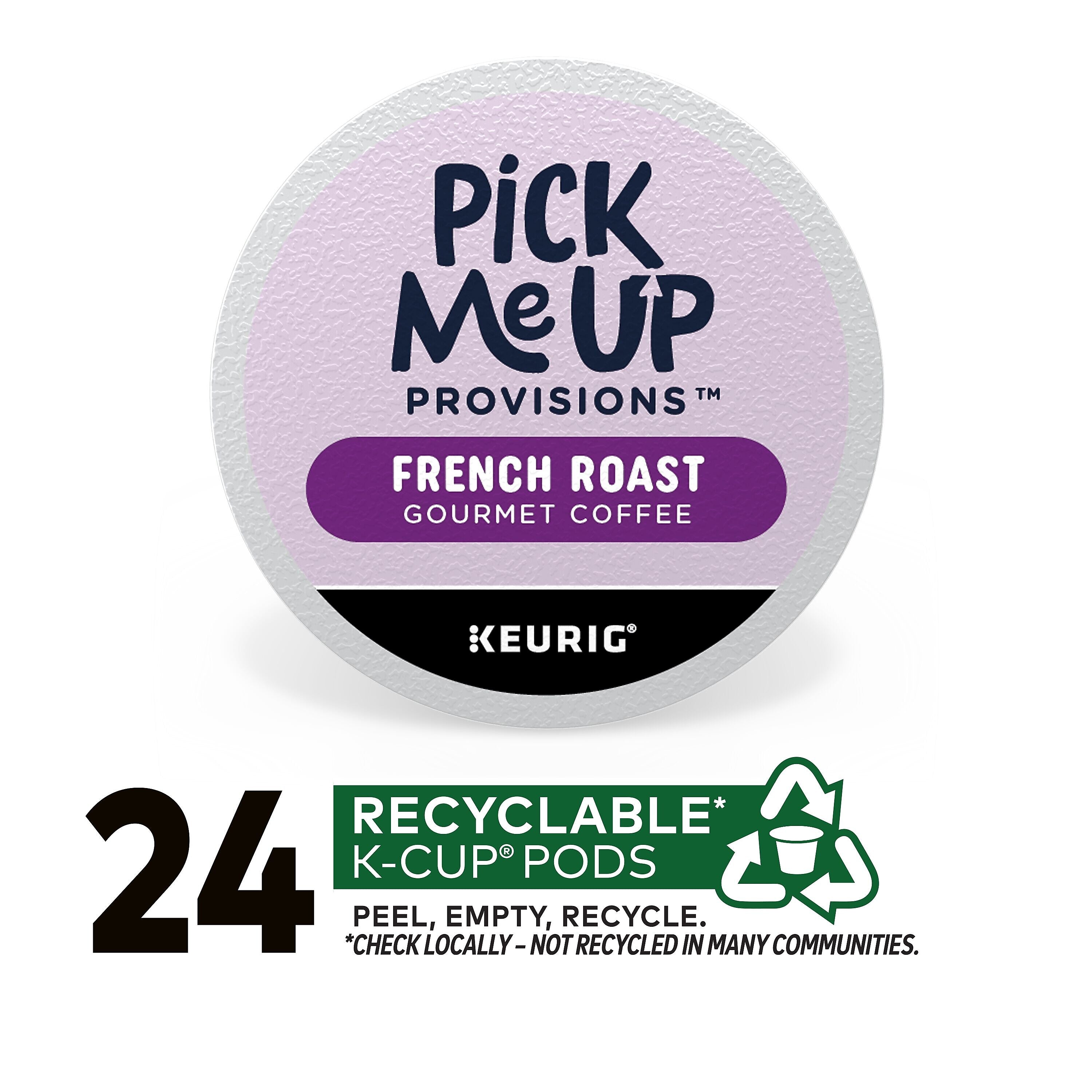 Pick Me Up Provisions™ French Roast Coffee Keurig® K-Cup® Pods, Dark Roast, 24/Box