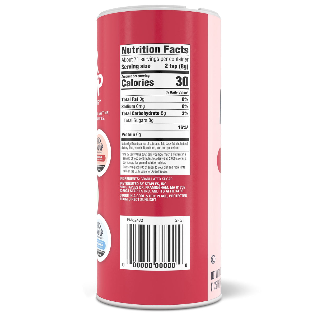 Pick Me Up Provisions™ Pure Sugar, 20 oz. Canister