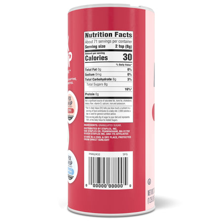 Pick Me Up Provisions™ Pure Sugar, 20 oz. Canister