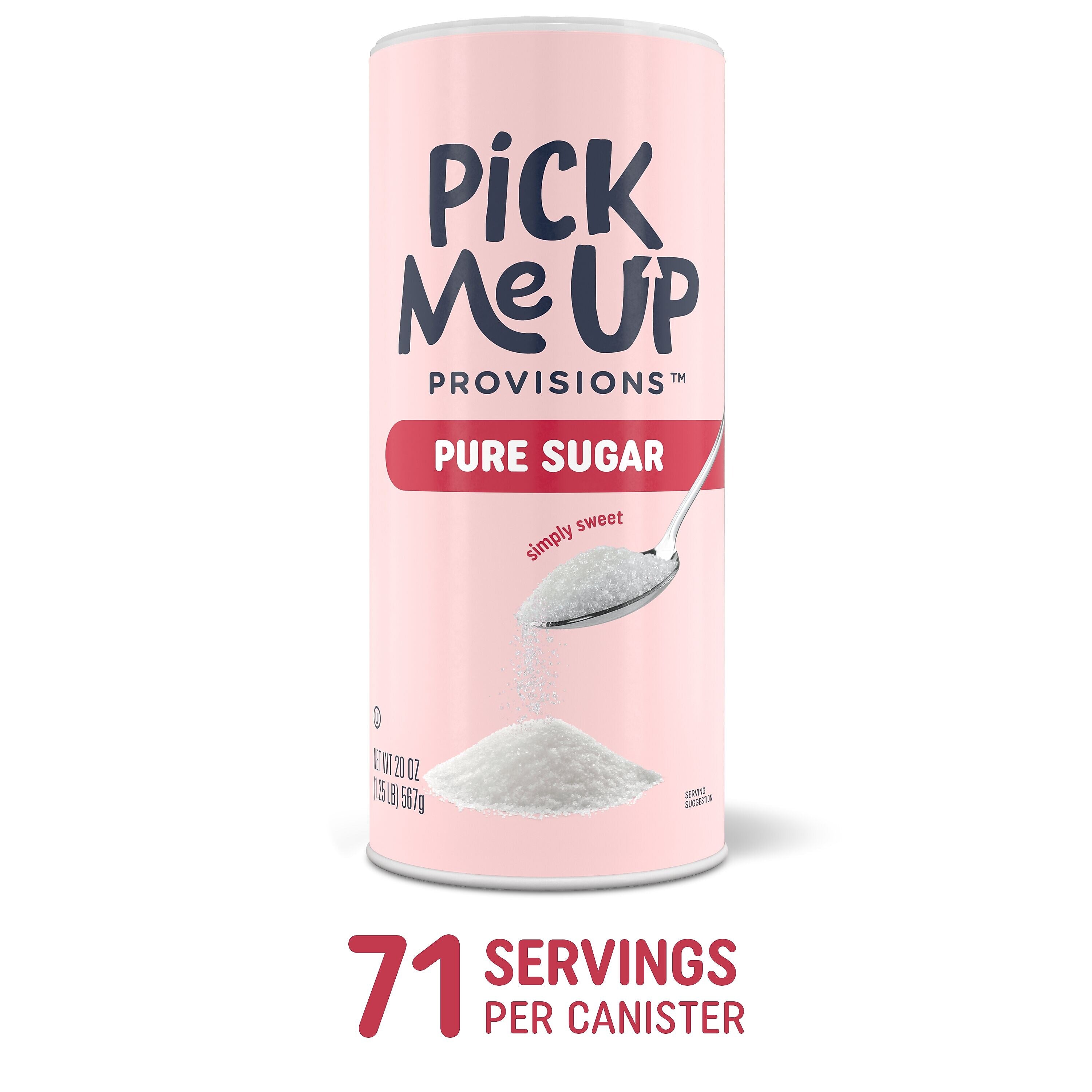 Pick Me Up Provisions™ Pure Sugar, 20 oz. Canister