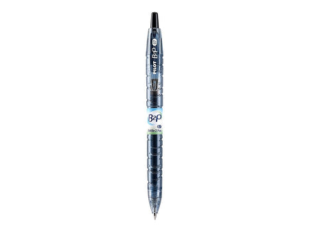 Pilot B2P Bottle 2 Pen Retractable Gel Pens, Fine Point, Black Ink, Dozen