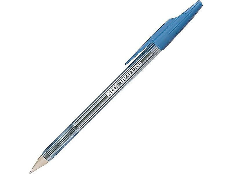 Pilot Better Ballpoint Pens, Fine Point, Blue Ink, Dozen