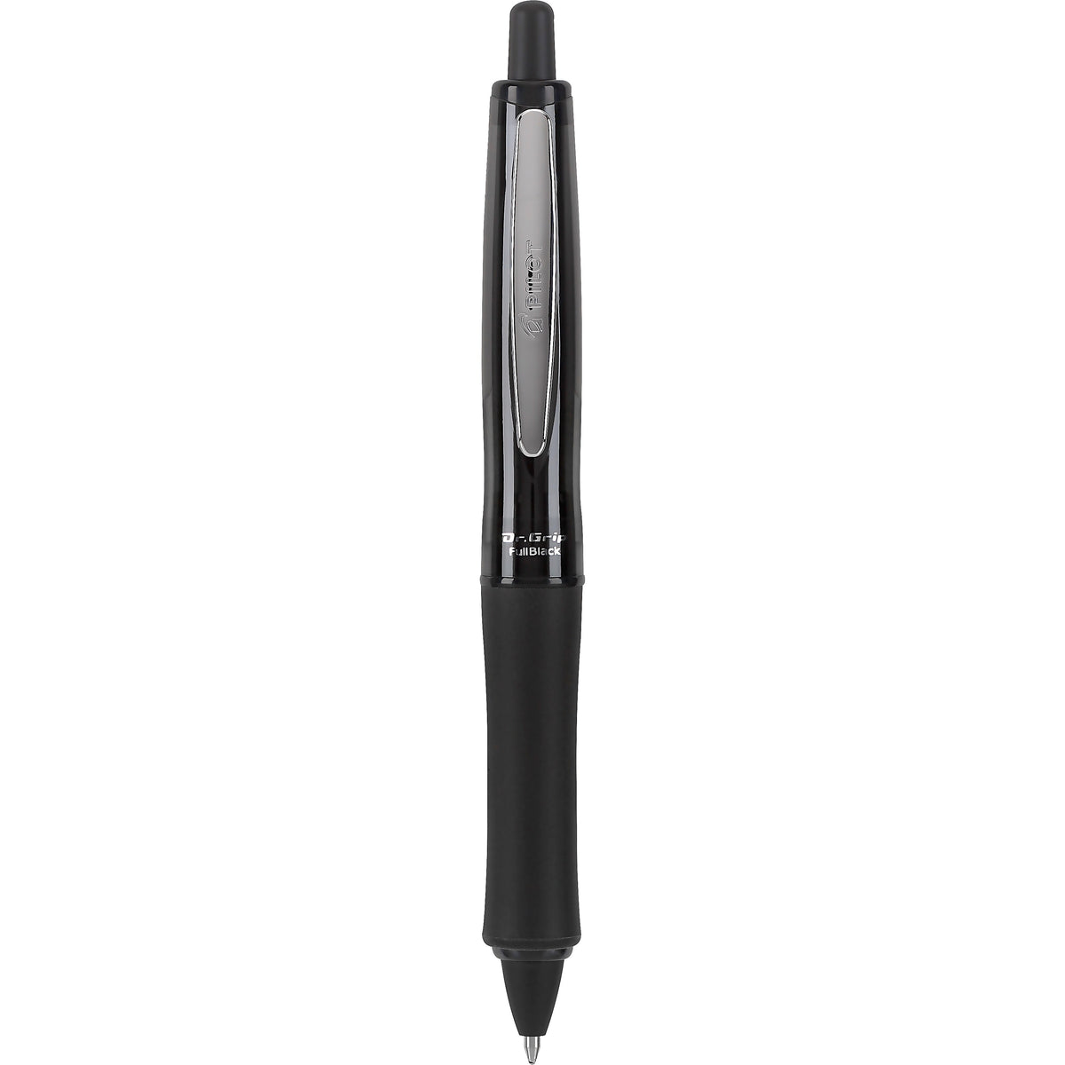 Pilot Dr. Grip FullBlack Retractable Ballpoint Pen, Medium Point, Black Ink