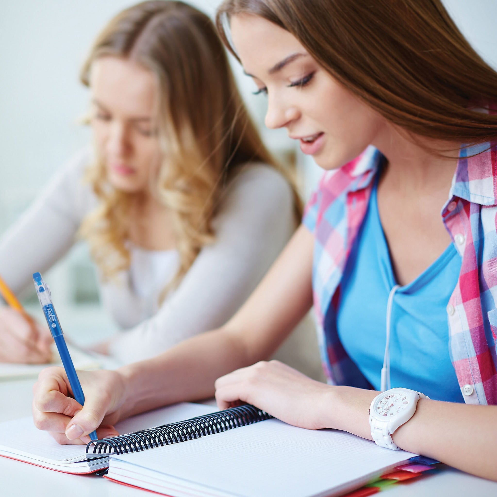 Pilot FriXion Colorsticks Erasable Gel Pens, Fine Point, Assorted Ink, 5/Pack