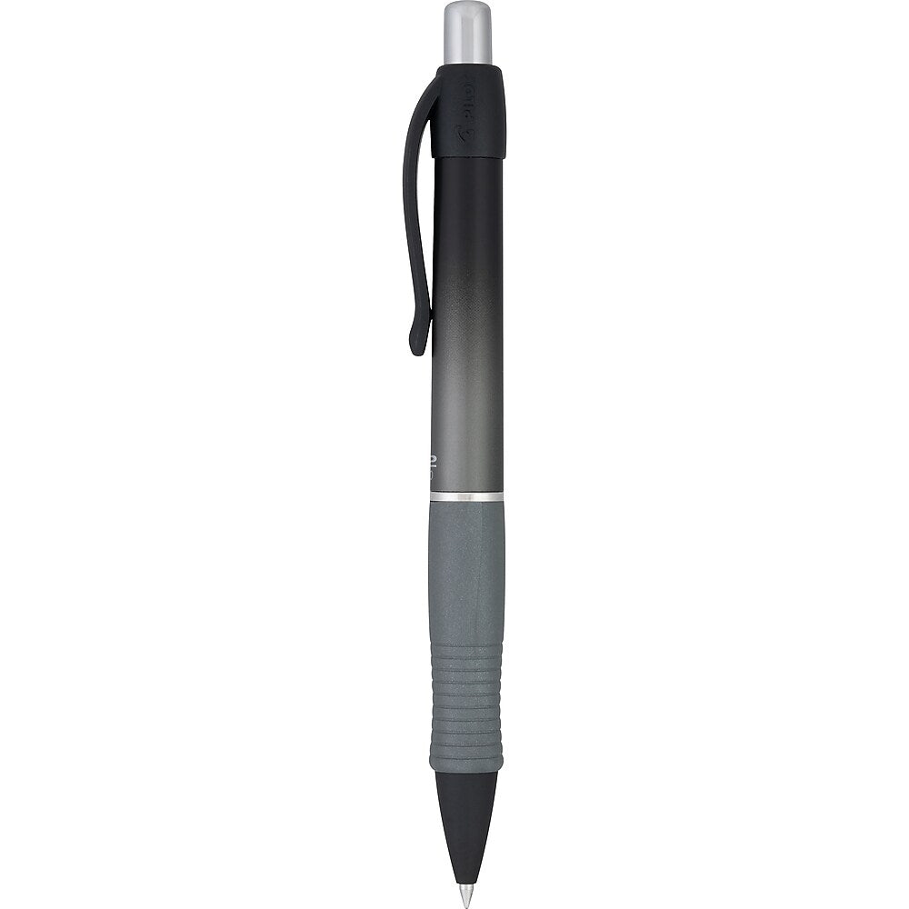 Pilot G2 Pro Retractable Gel Pen, Fine Point, Black Ink, Gray Barrel