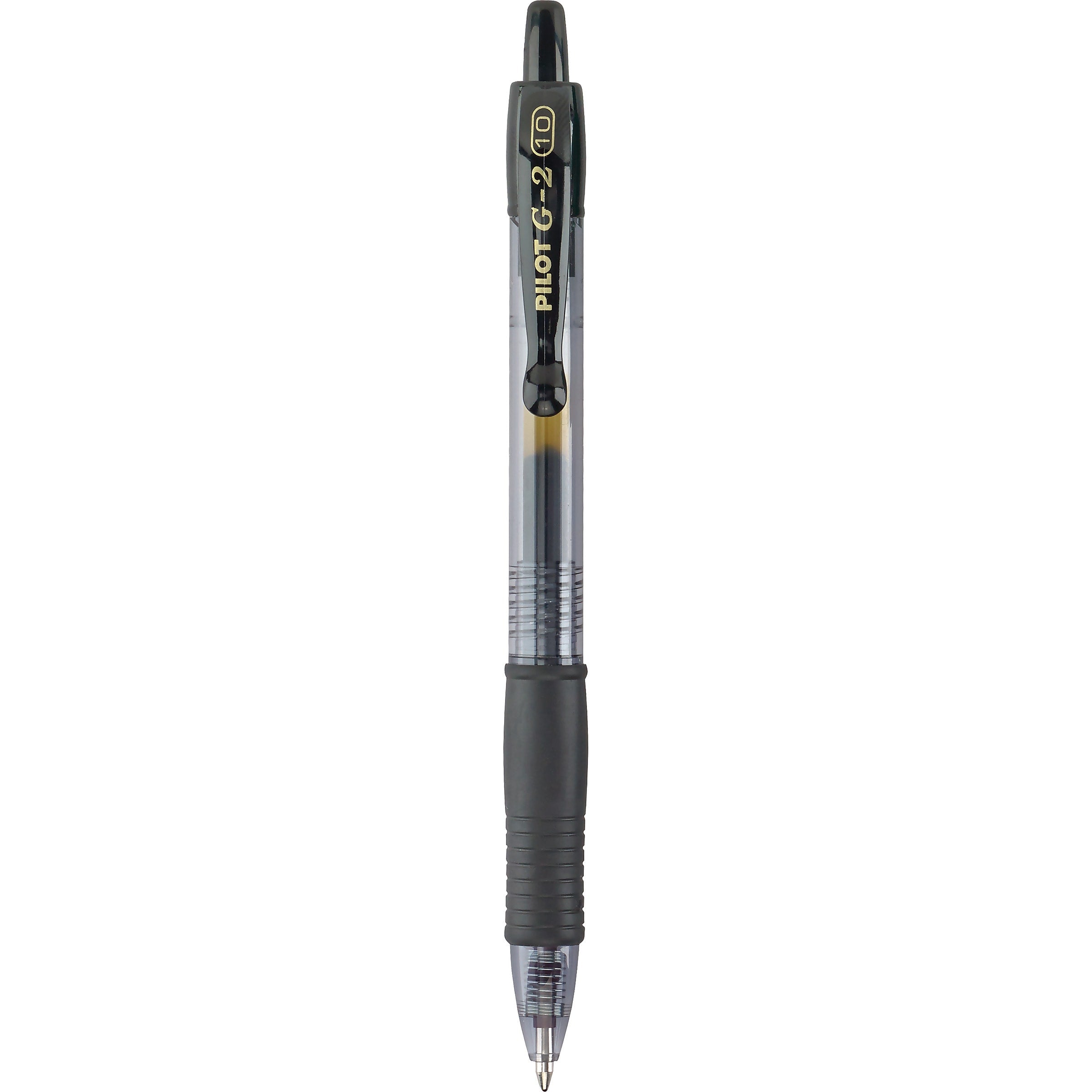 Pilot G2 Retractable Gel Pens, Bold Point, Black Ink, 36/Pack