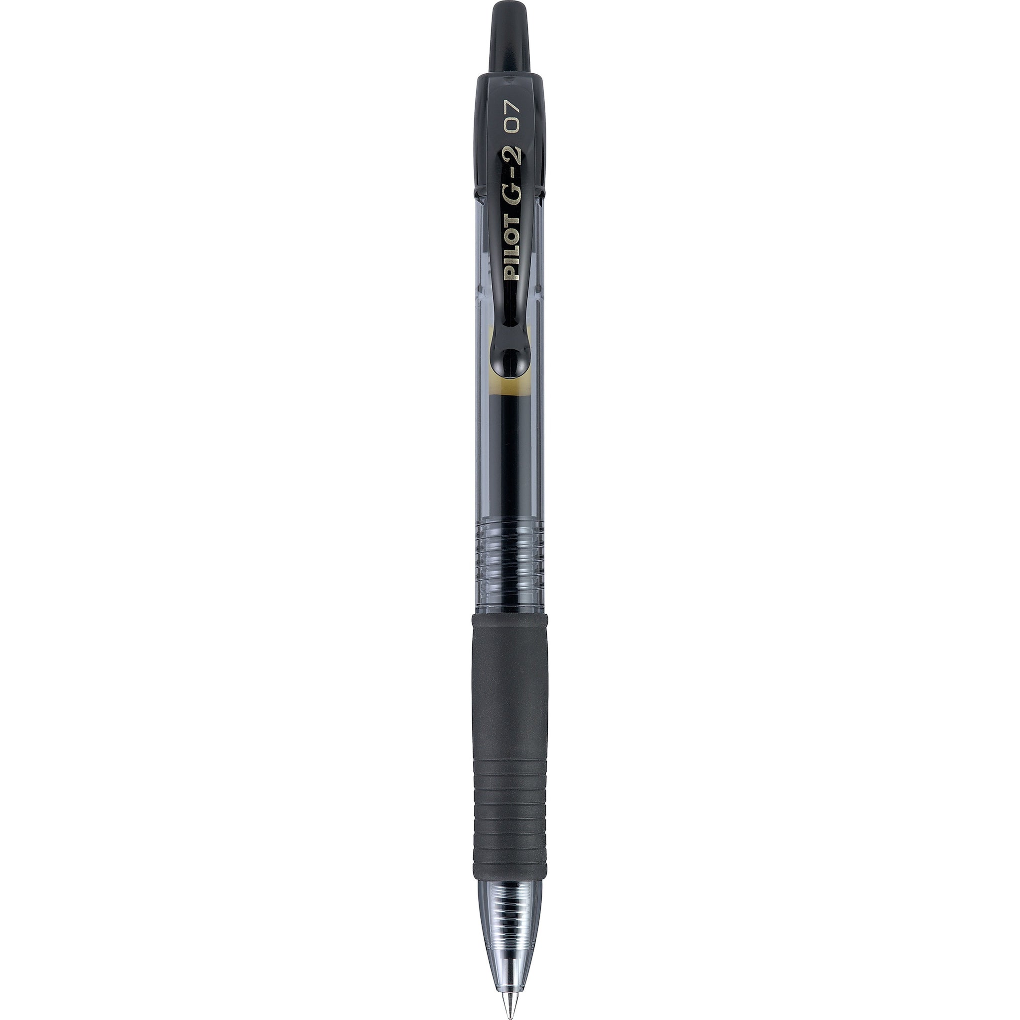 Pilot G2 Retractable Gel Pens, Fine Point, Black Ink, 36/Pack