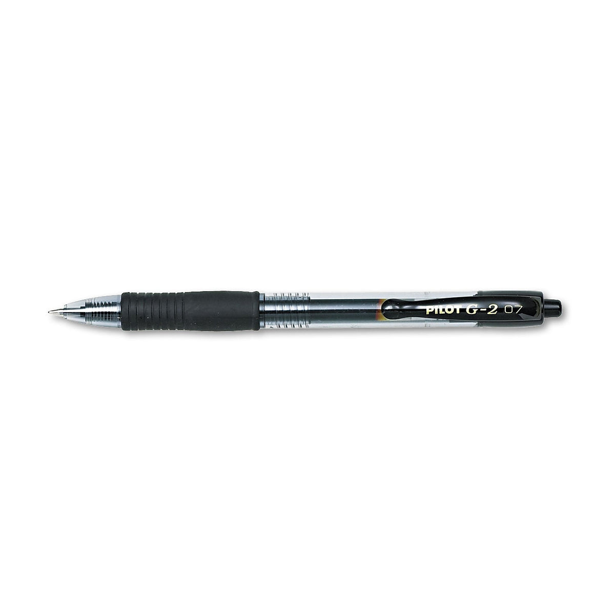 Pilot G2 Retractable Gel Pens, Fine Point, Black Ink, Dozen