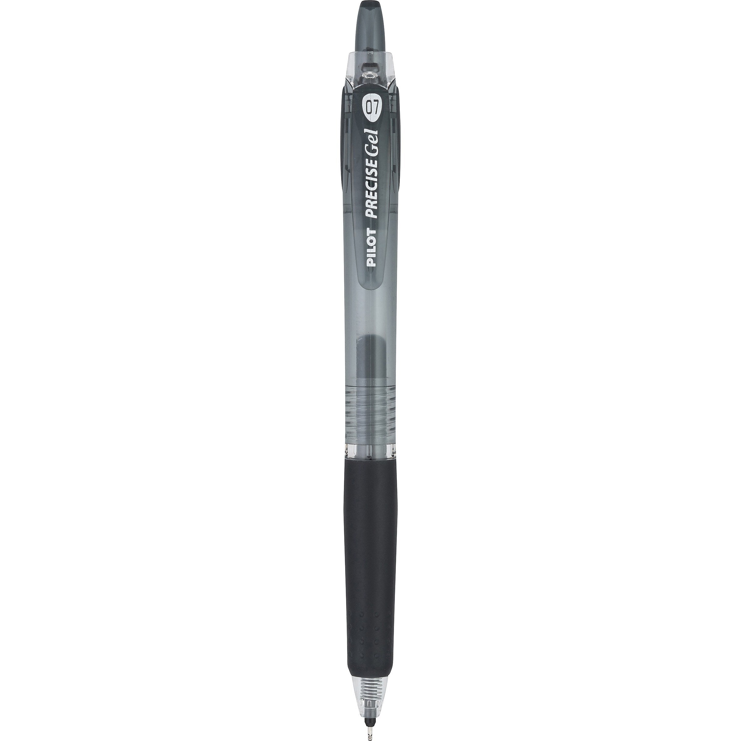 Pilot Precise Gel BeGreen Retractable Gel Pens, Fine Point, Black Ink, Dozen