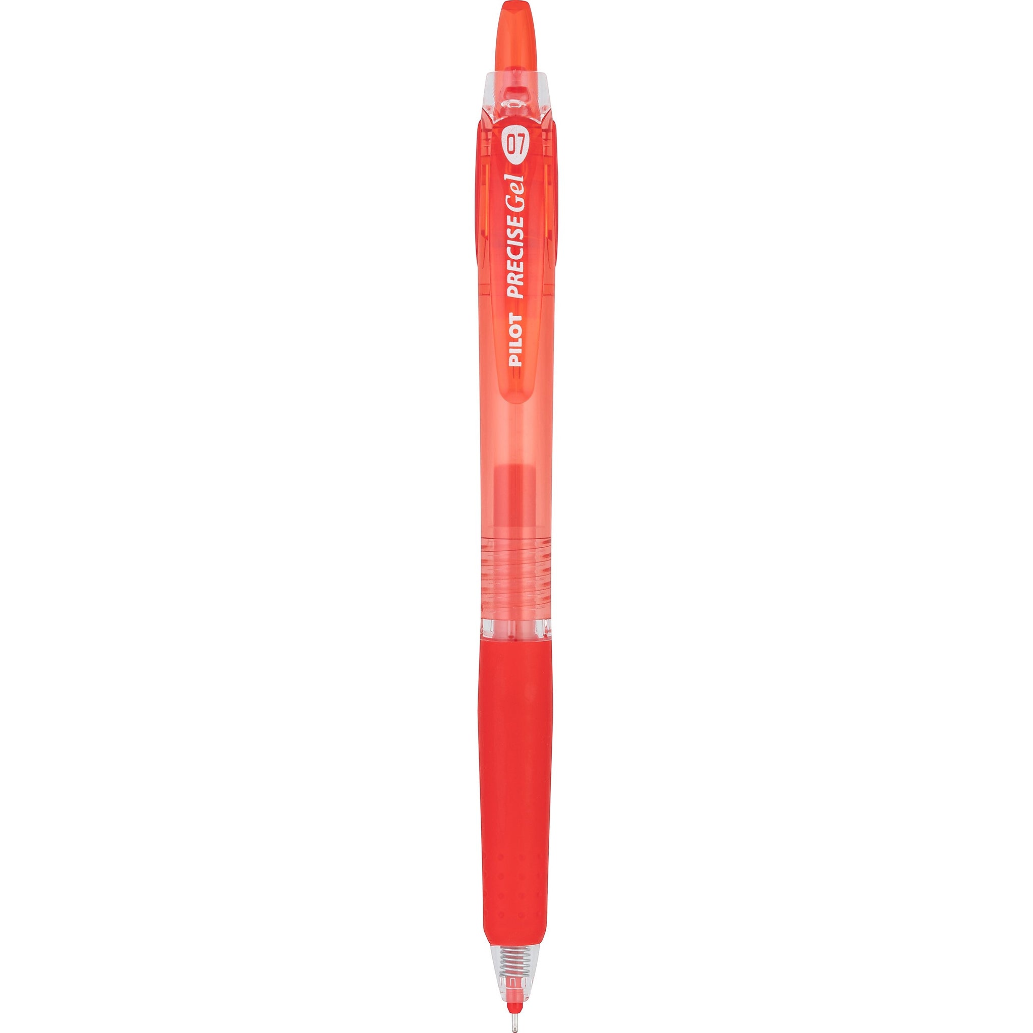 Pilot Precise Gel BeGreen Retractable Gel Pens, Fine Point, Red Ink, Dozen