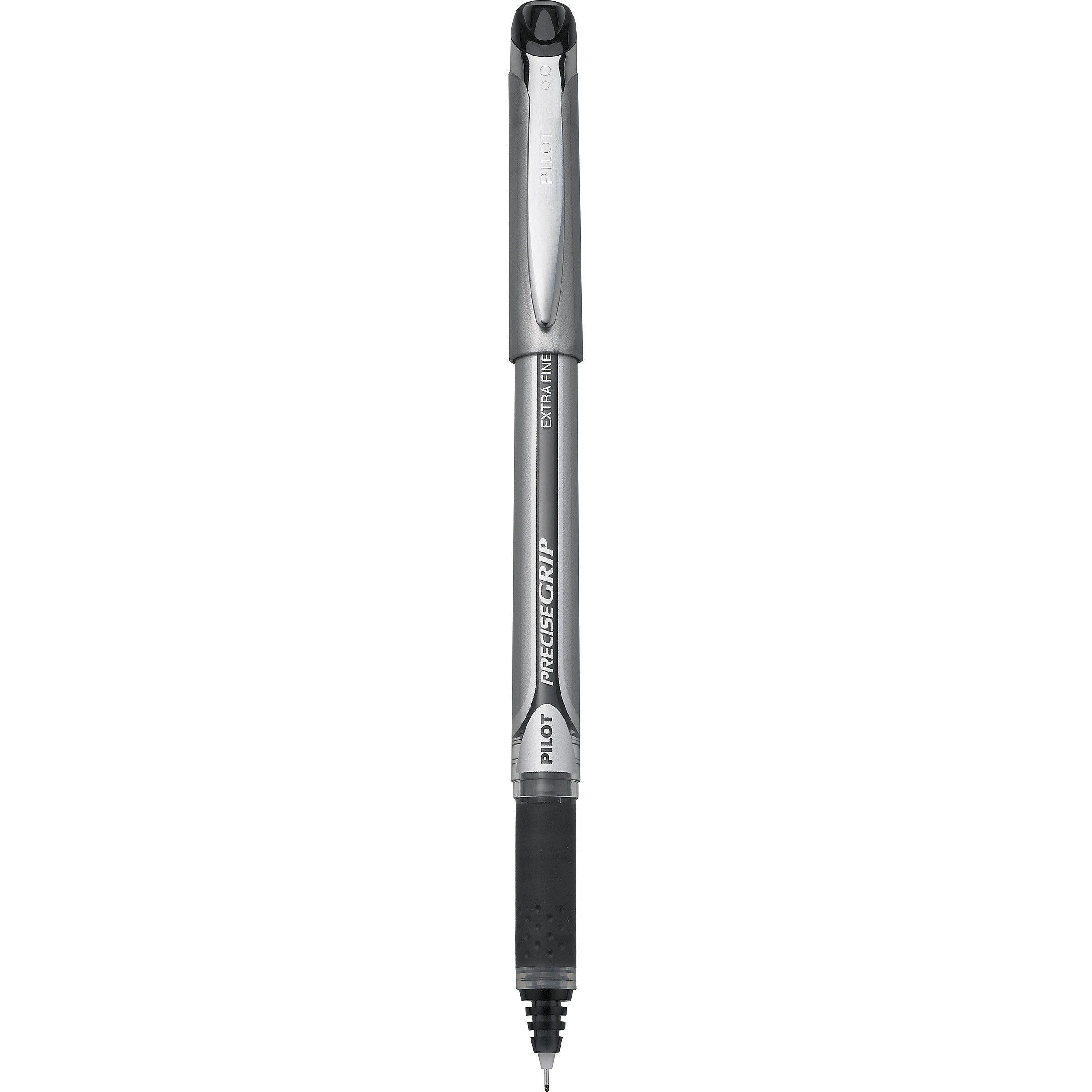 Pilot Precise Grip Rollerball Pens, Extra Fine Point, Black Ink, Dozen