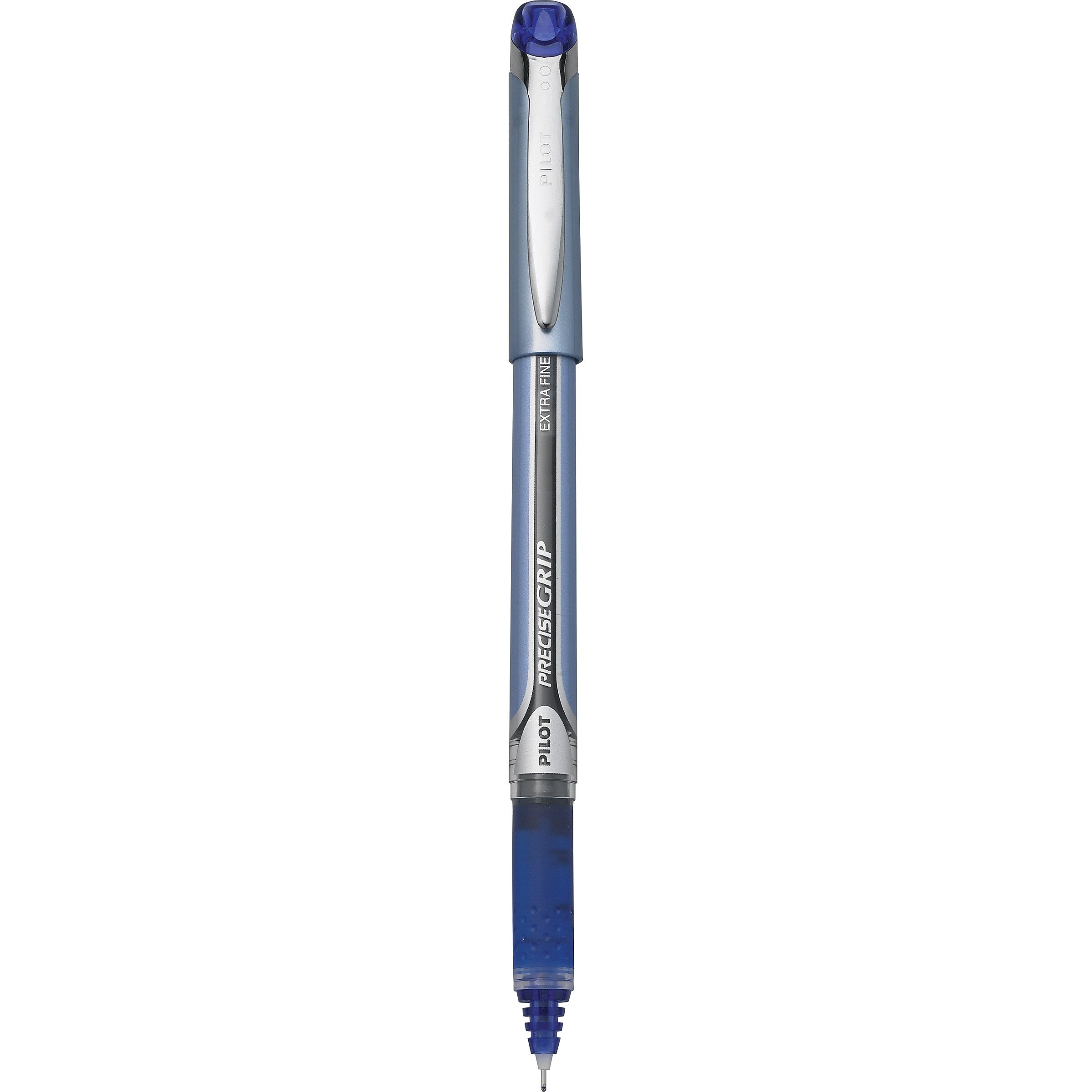 Pilot Precise Grip Rollerball Pens, Extra Fine Point, Blue Ink, Dozen