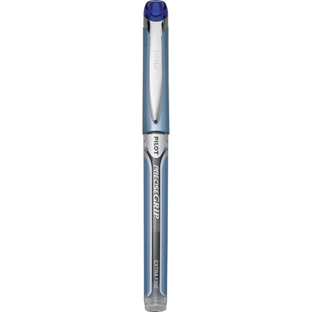 Pilot Precise Grip Rollerball Pens, Extra Fine Point, Blue Ink, Dozen