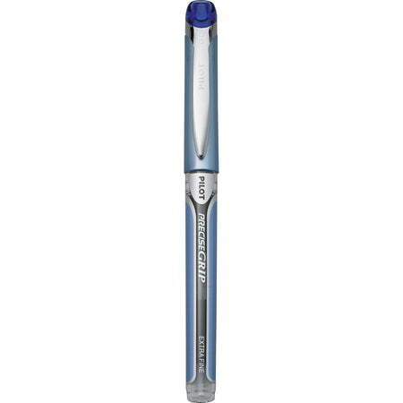 Pilot Precise Grip Rollerball Pens, Extra Fine Point, Blue Ink, Dozen