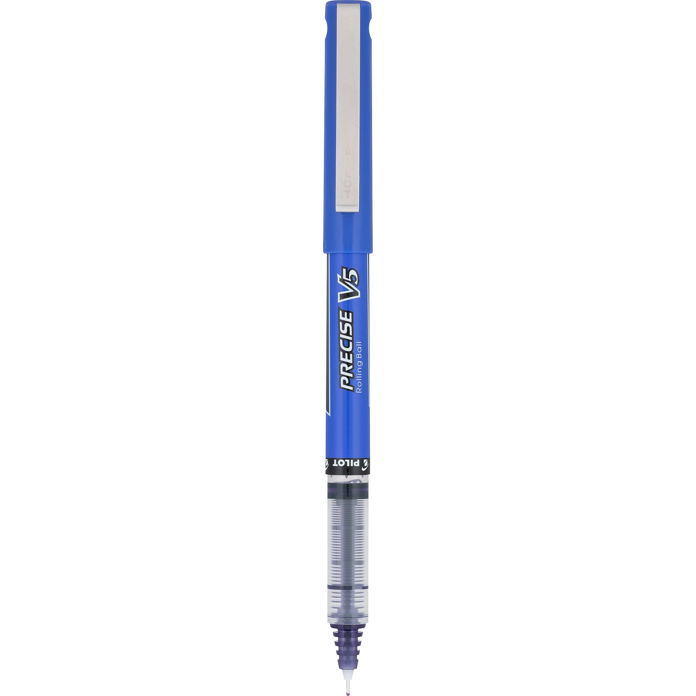 Pilot Precise V5 Rollerball Pens, Extra Fine Point, Purple Ink, Dozen
