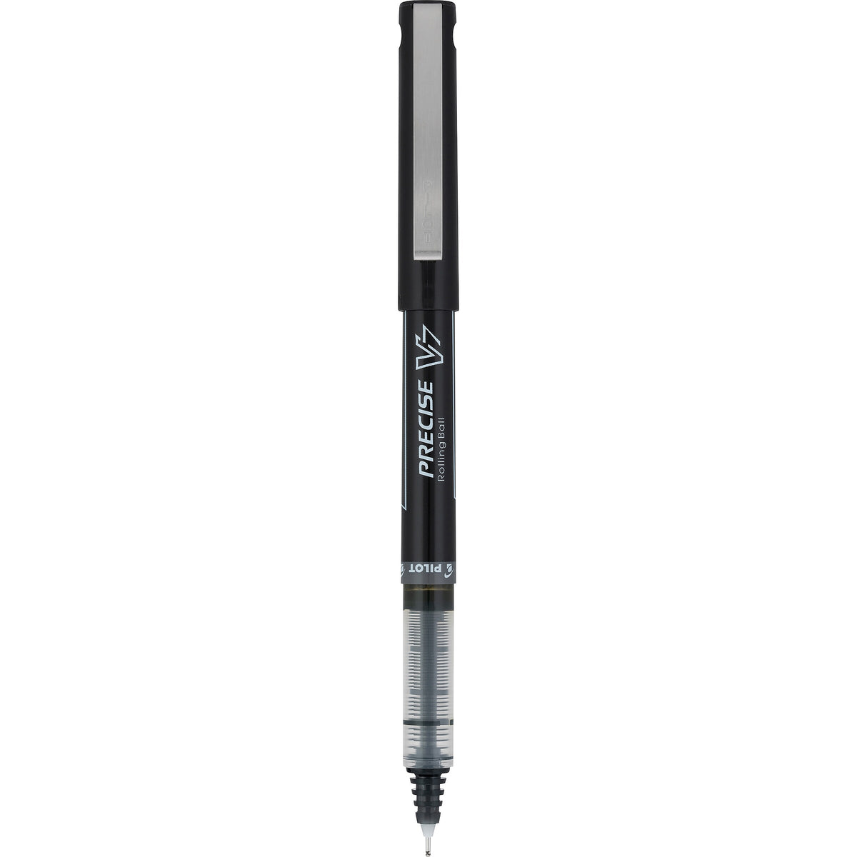 Pilot Precise V7 Rollerball Pens, Fine Point, Black Ink, Dozen