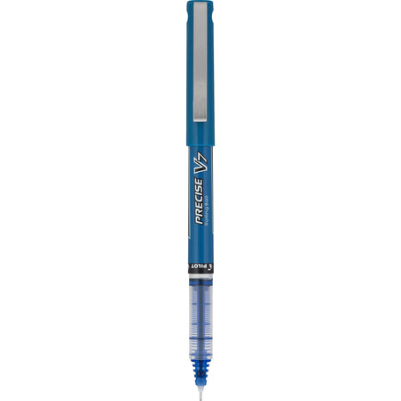 Pilot Precise V7 Rollerball Pens, Fine Point, Blue Ink, Dozen