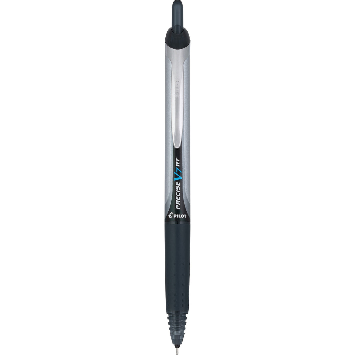 Pilot Precise V7 RT Retractable Rollerball Pens, Fine Point, Black Ink, Dozen