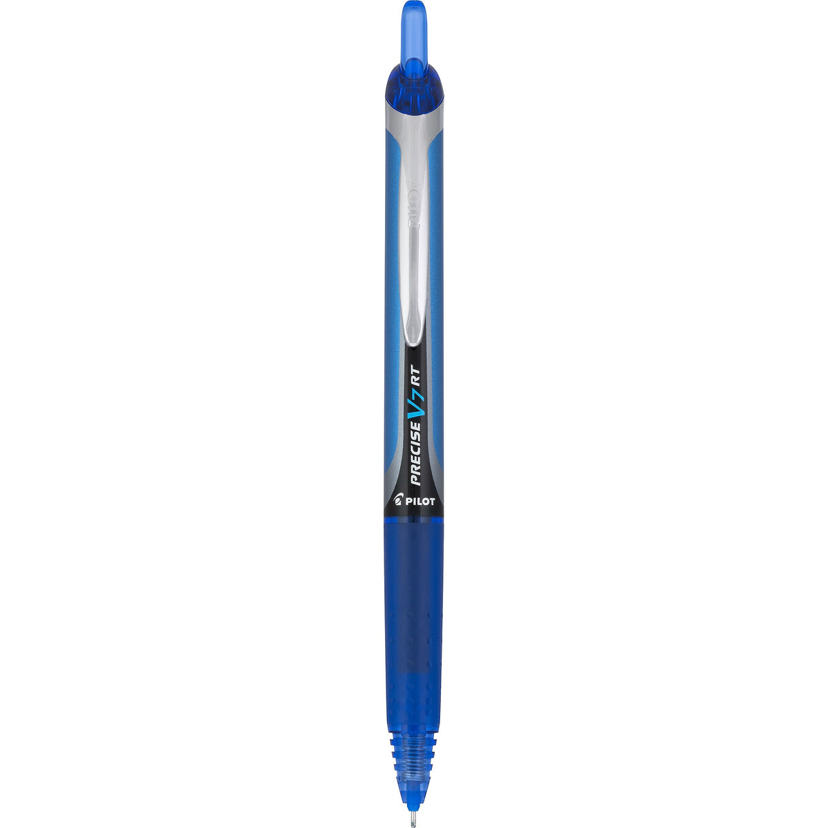 Pilot Precise V7 RT Retractable Rollerball Pens, Fine Point, Blue Ink, Dozen