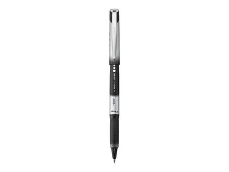 Pilot VBall Grip Rollerball Pens, Fine Point, Black Ink, Dozen