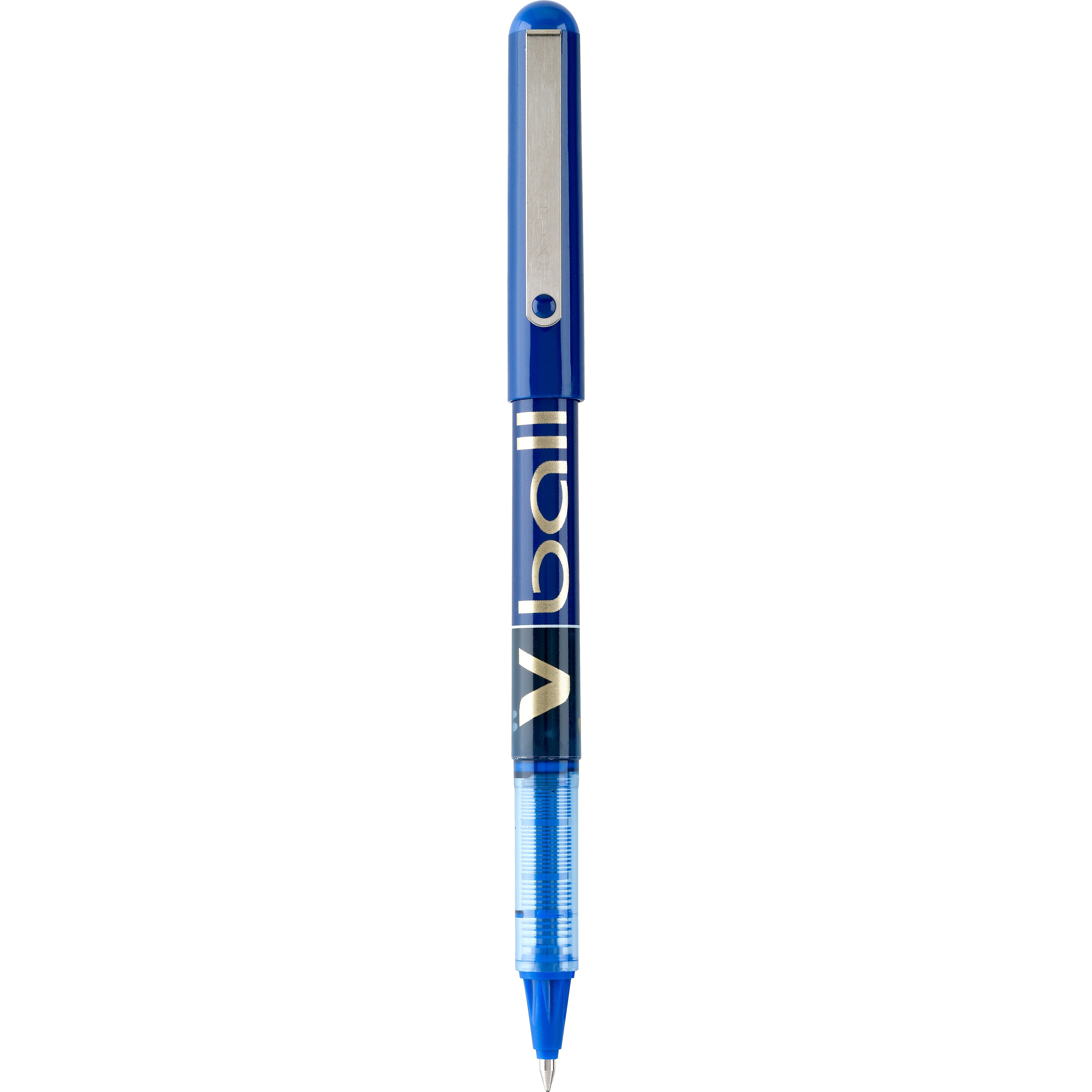 Pilot VBall Rollerball Pens, Fine Point, Black Ink, Dozen