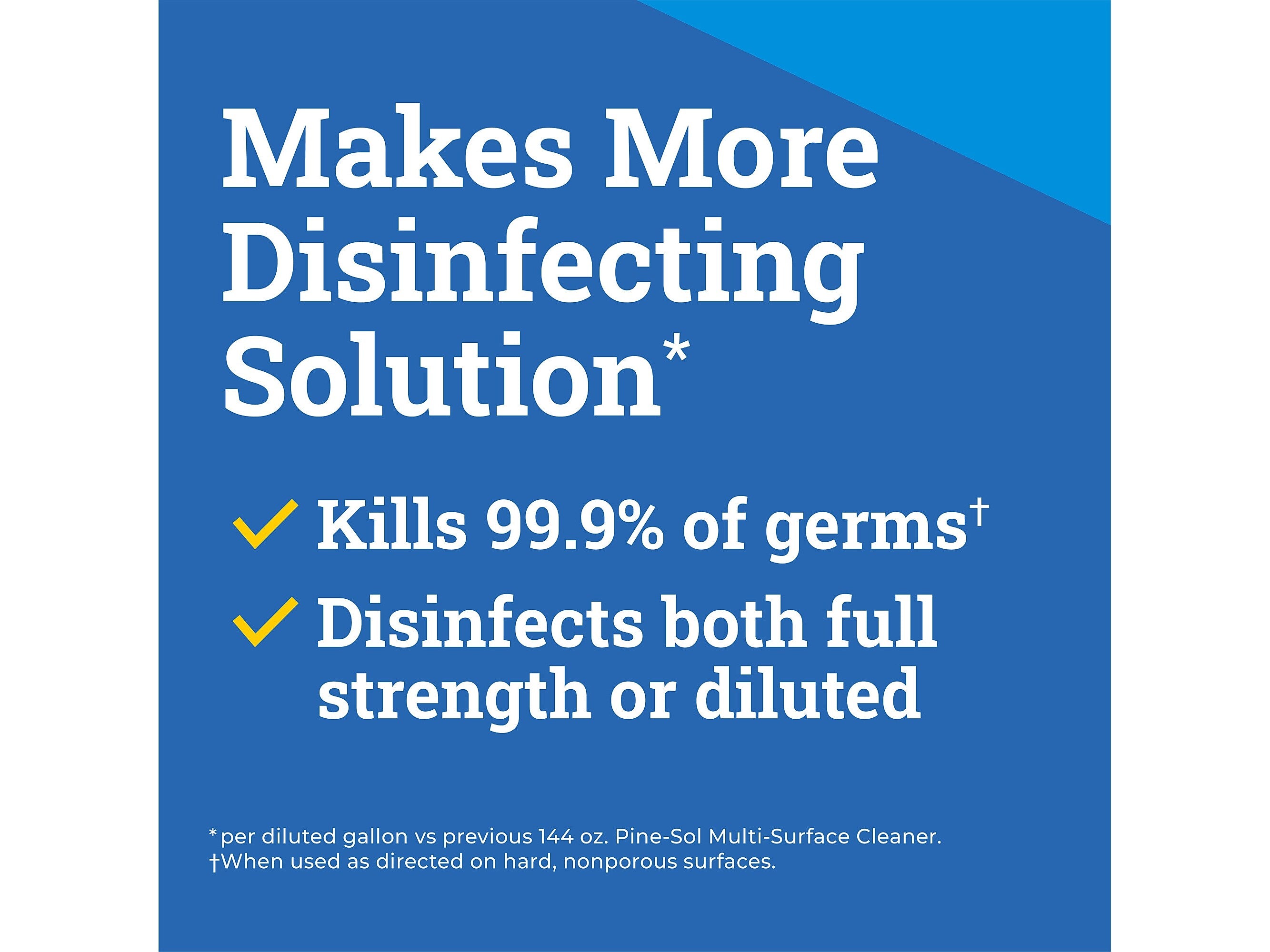 Pine-Sol Disinfecting Multi-Surface Cleaner Degreaser, Original Pine, 80 Fl. Oz.