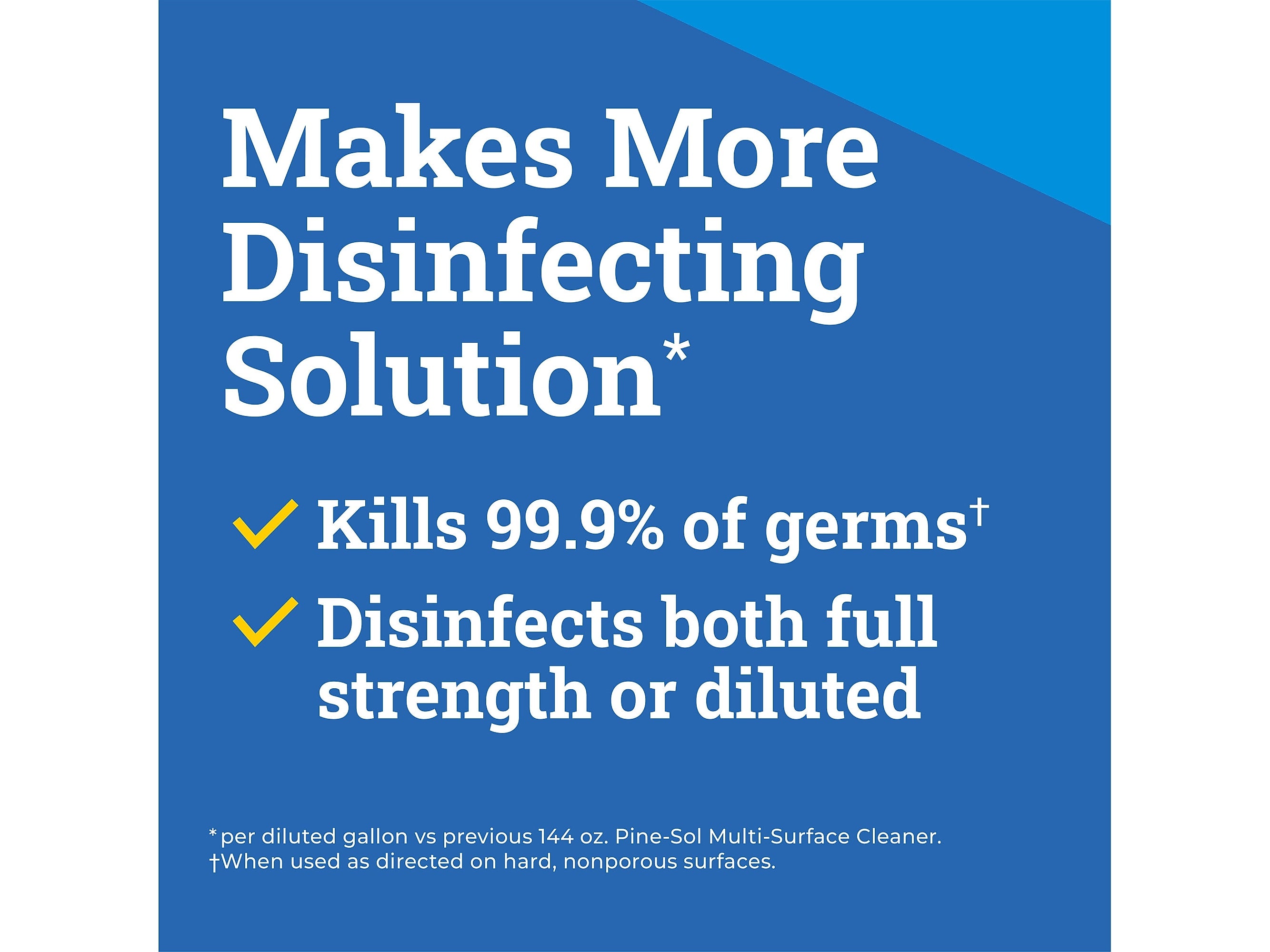 Pine-Sol Disinfecting Multi-Surface Cleaner Degreaser, Original Pine, 80 Fl. Oz.