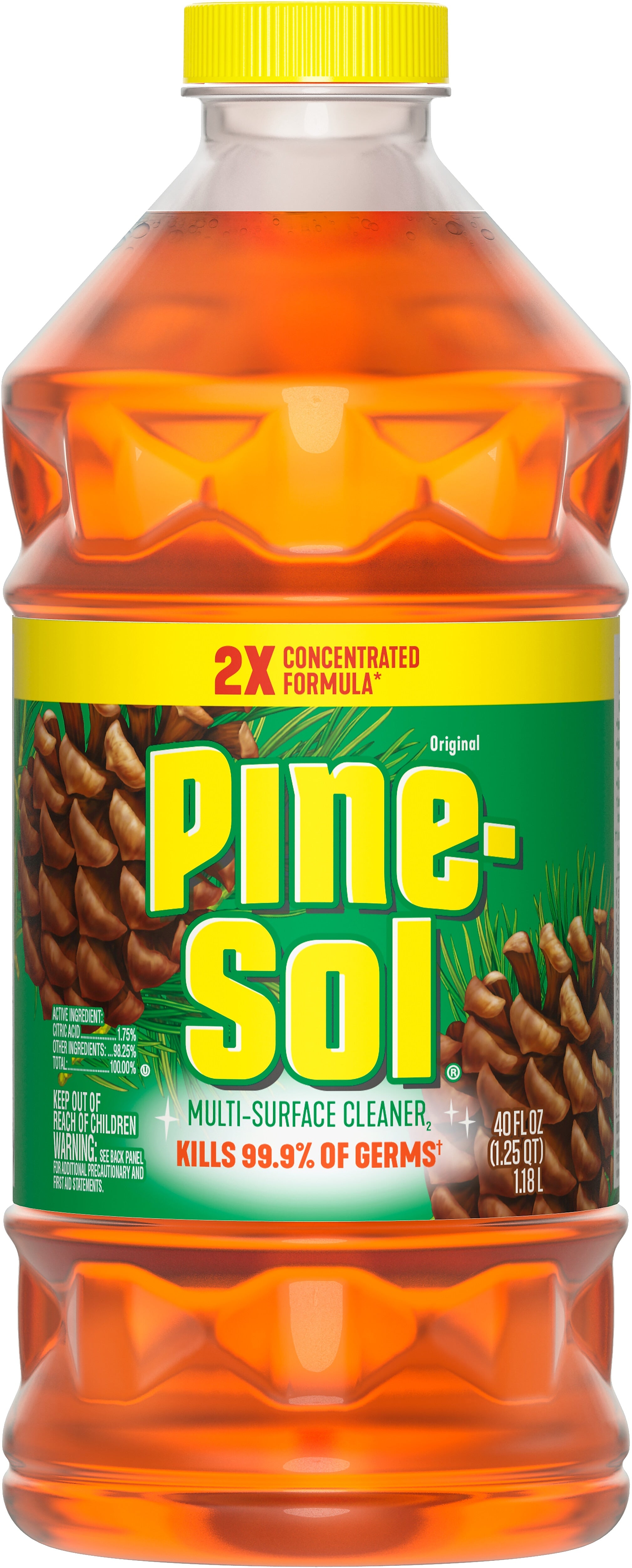 Pine-Sol Disinfecting Multi-Surface Cleaner, Original Pine, 40 Fl. Oz.