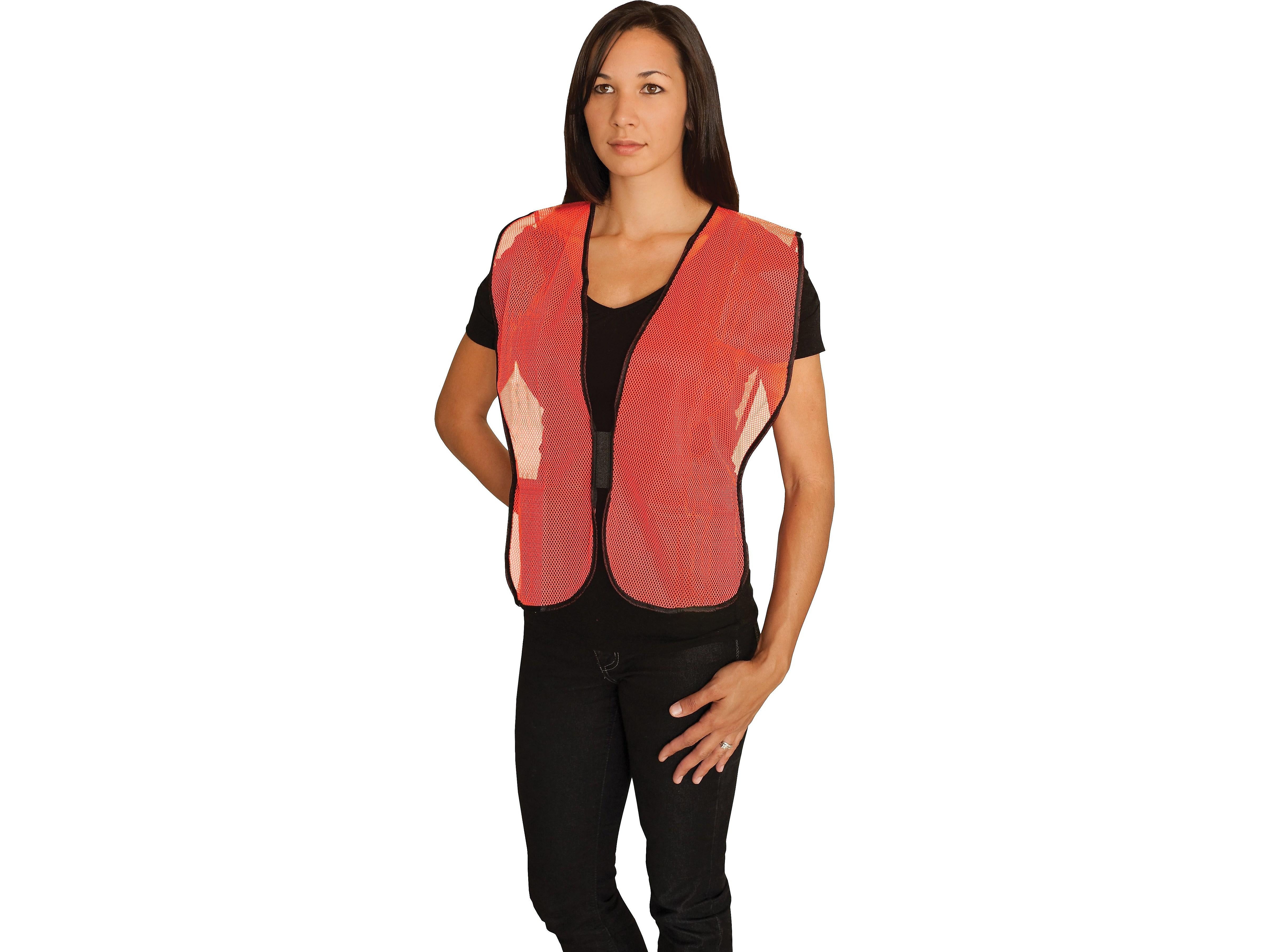 PIP Hook & Loop Safety Vest, Non-ANSI, One Size, Hi-Vis Orange