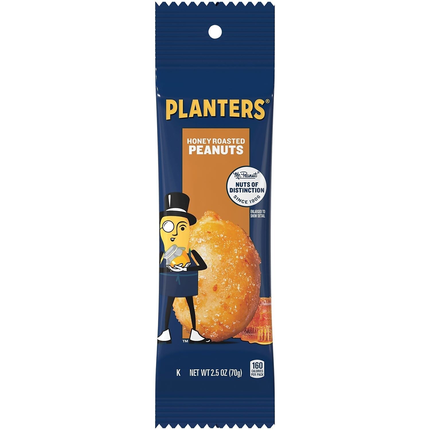 Planters Honey Roasted Peanuts, 2.5 oz., 15 Bags/Pack