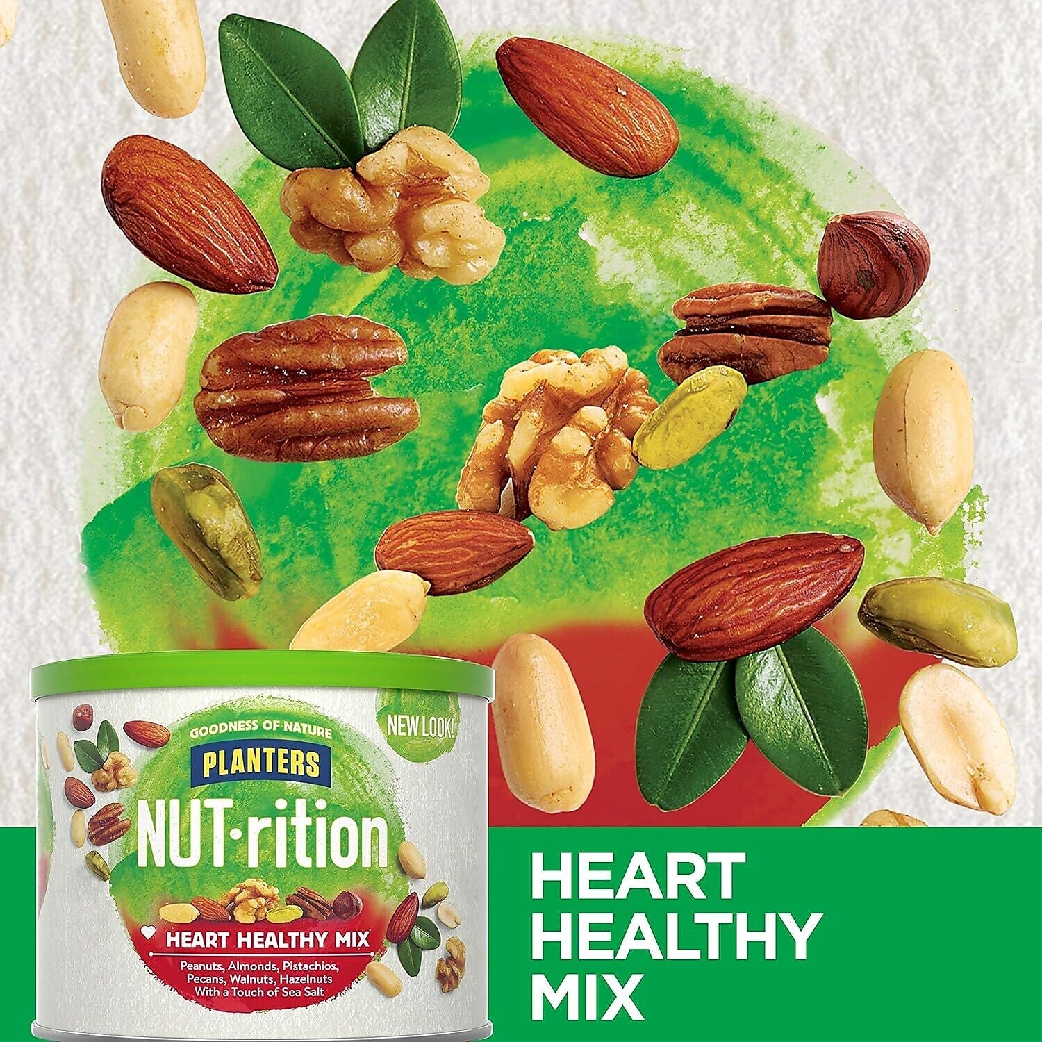 Planters NUT-rition Heart Healthy Mix Nuts, Variety, 9.75 Oz.