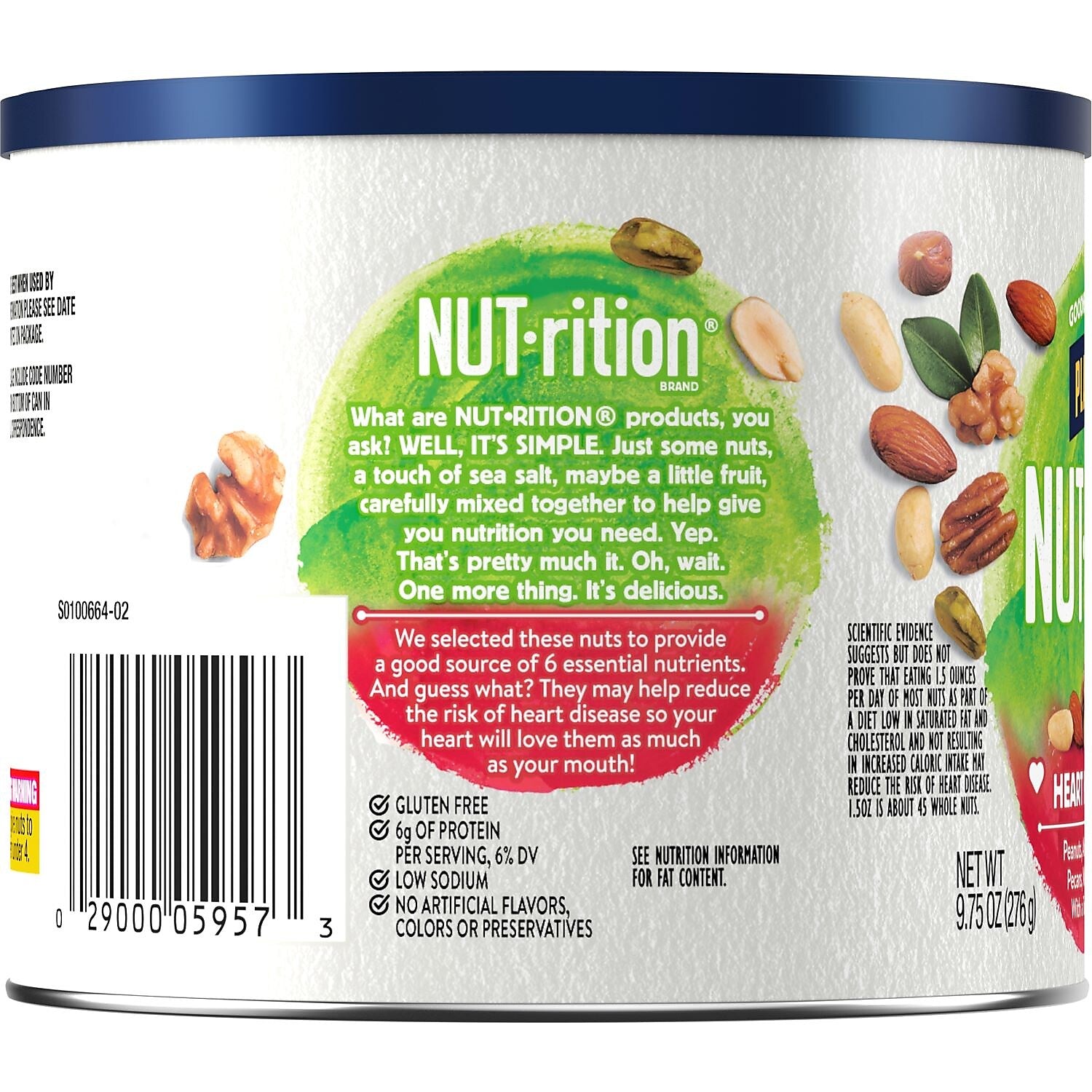 Planters NUT-rition Heart Healthy Mix Nuts, Variety, 9.75 Oz.
