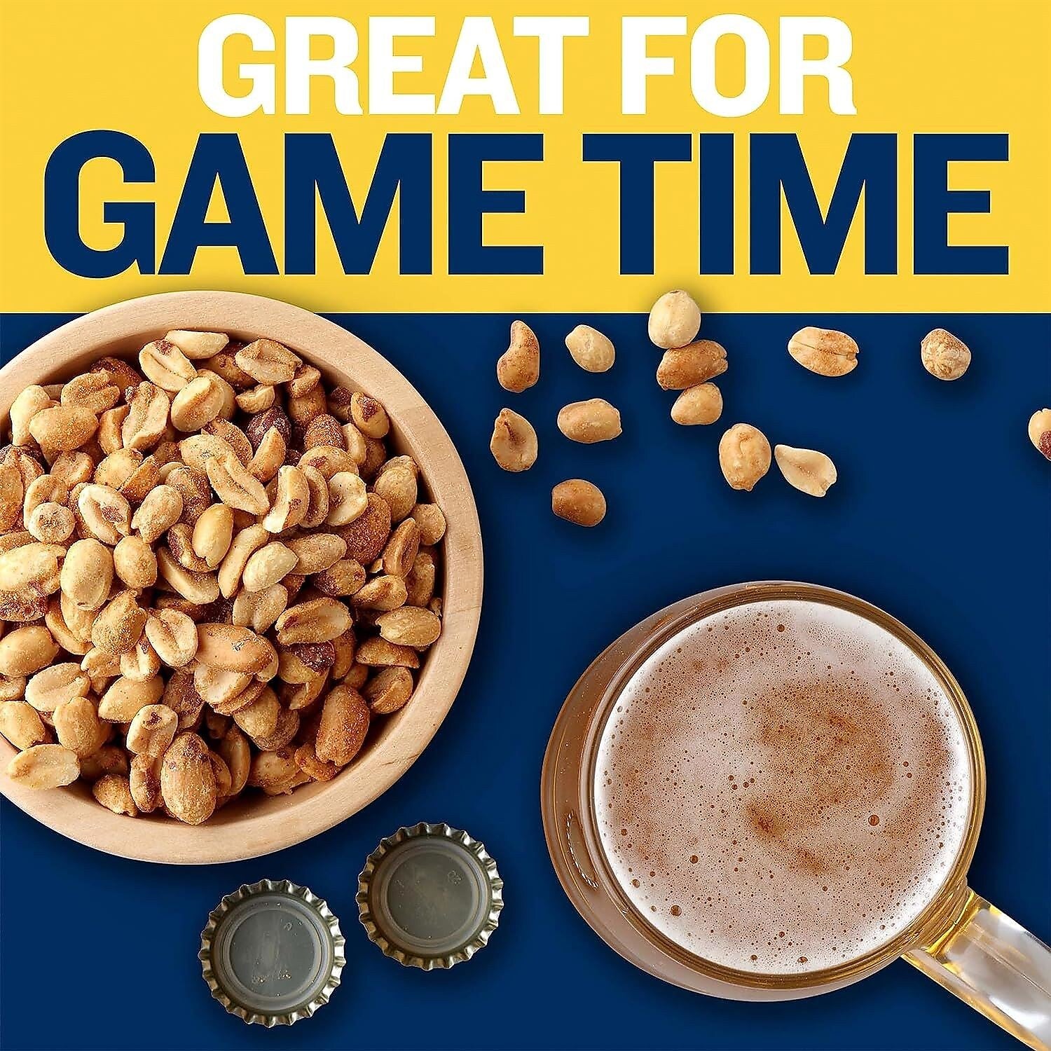 Planters Roasted Salted Peanuts, 2 oz., 144 Bags/Pack