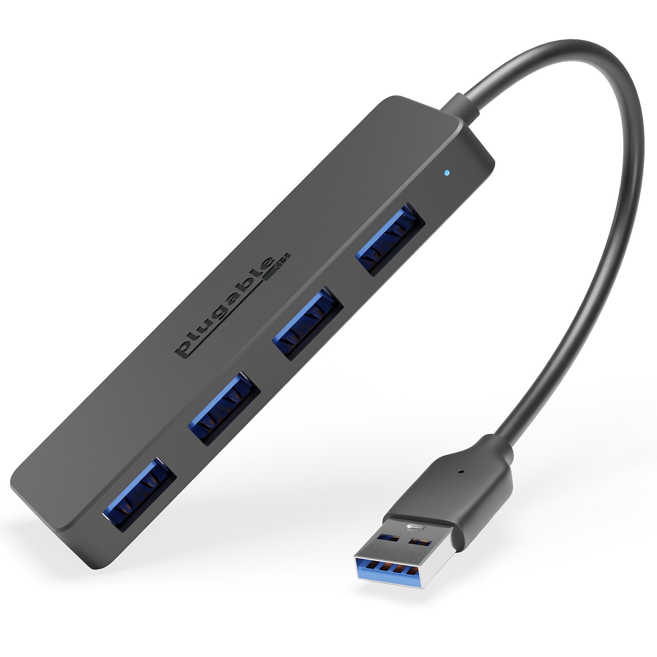 Plugable 4 Port USB Hub 3.0, USB Splitter for Laptop