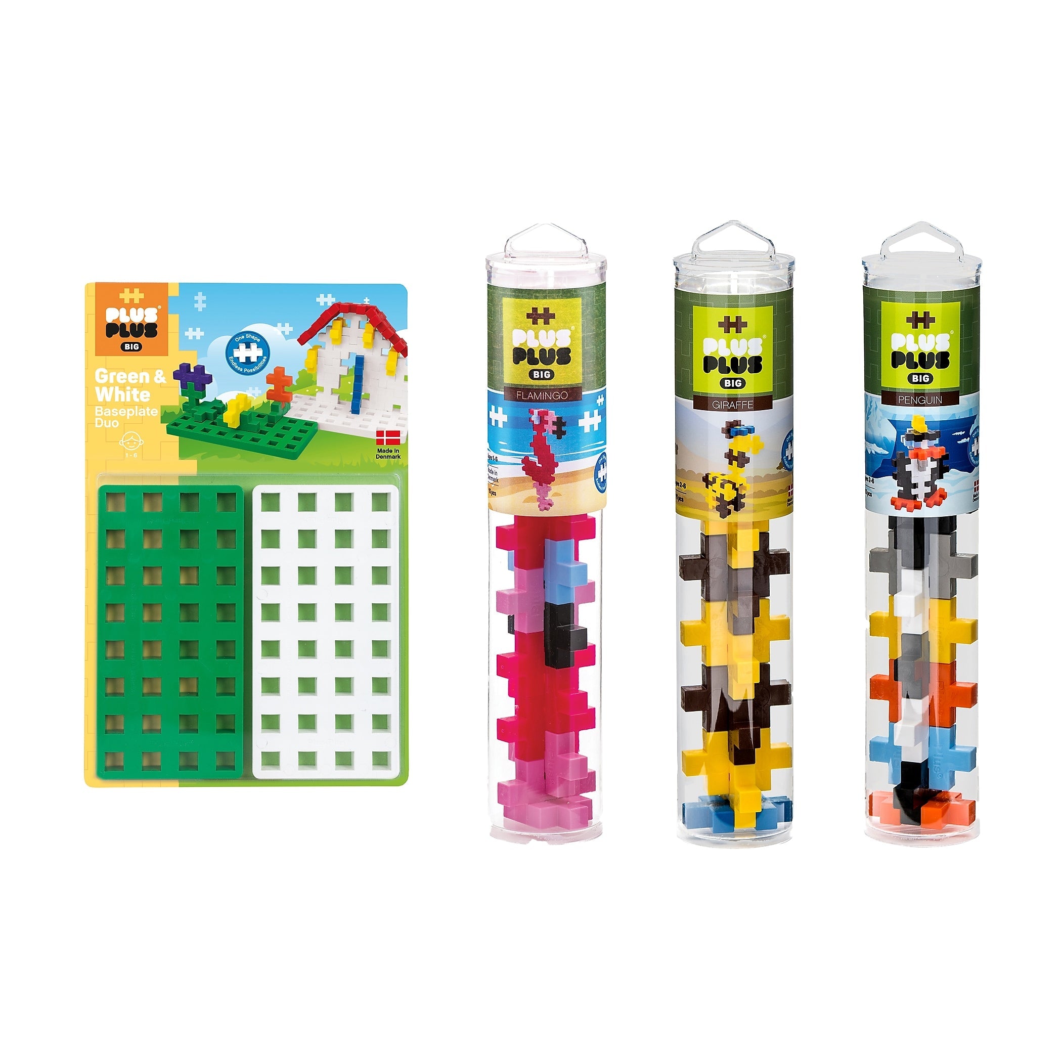 Plus-Plus BIG Zoo Tubes & Baseplate
