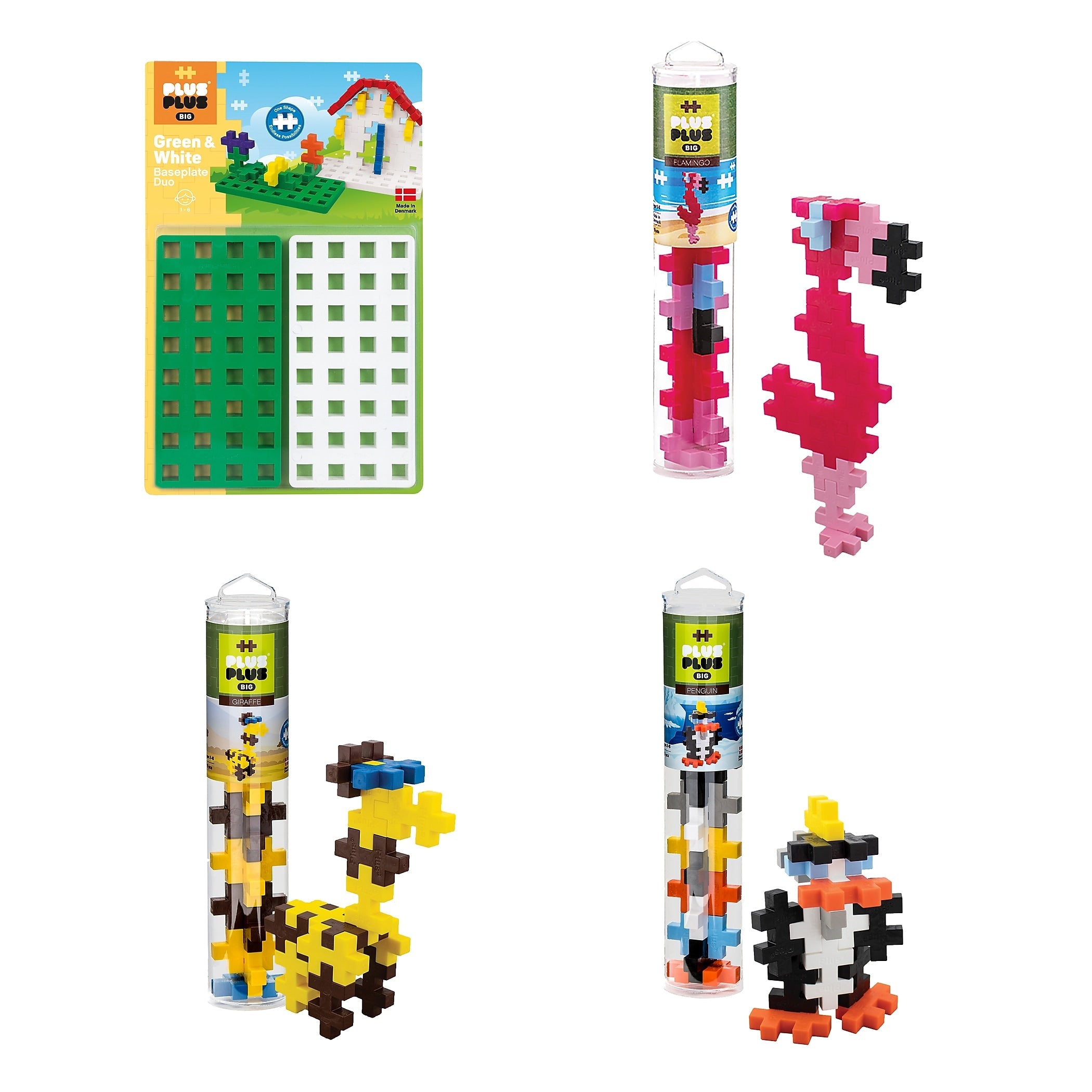 Plus-Plus BIG Zoo Tubes & Baseplate