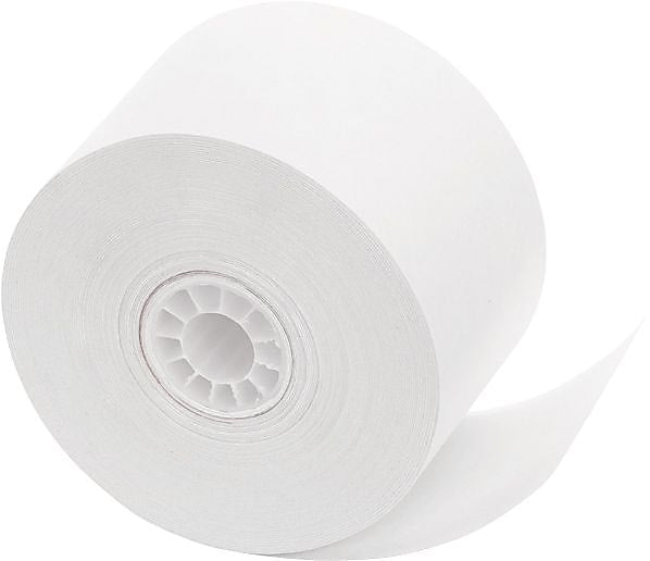 PM Company Bond Cash Register Paper Rolls, 1 3/4