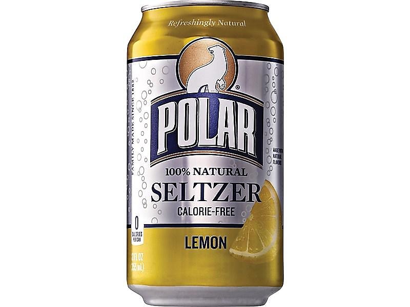 Polar Lemon Sparkling Water, 12 oz., 24/Carton