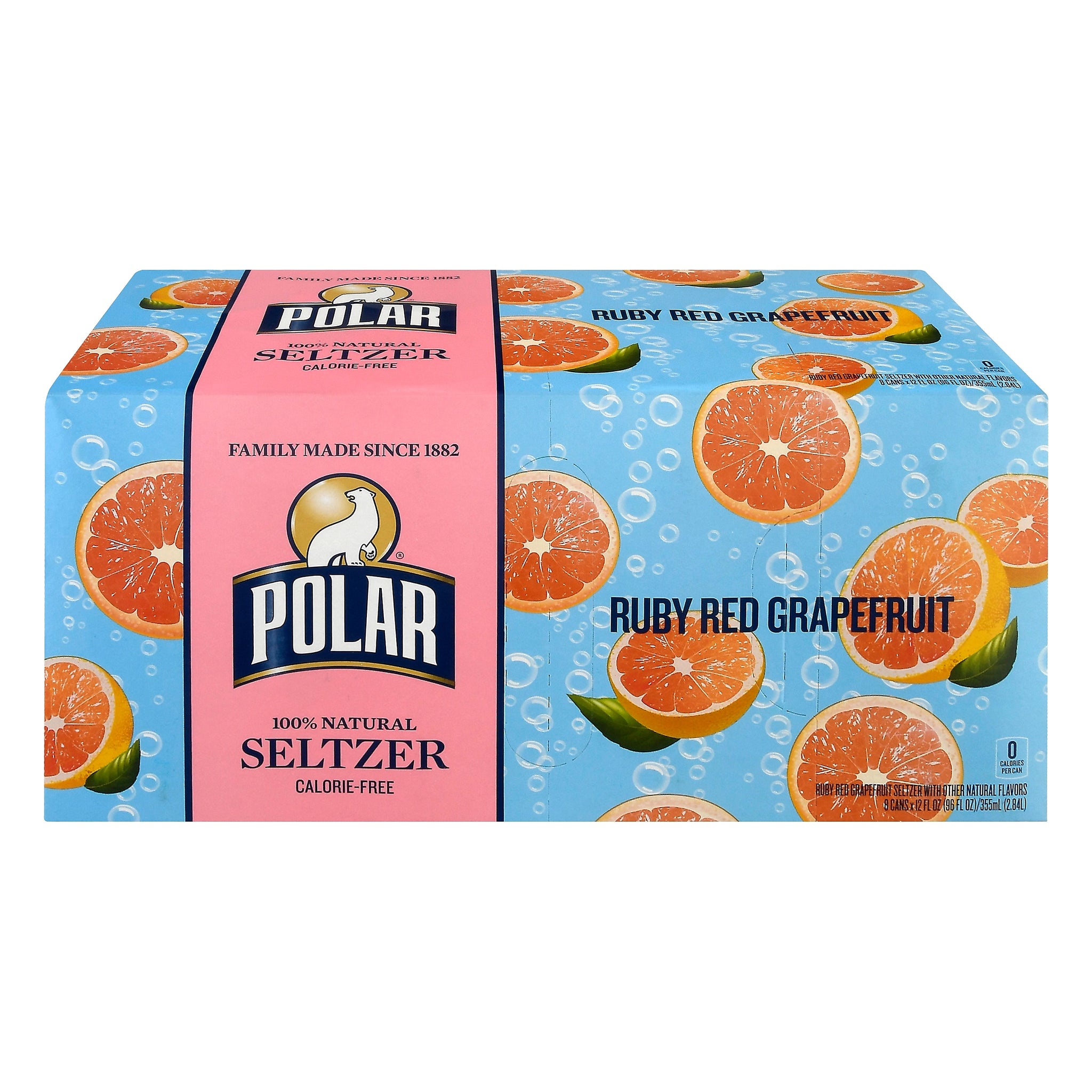 Polar® Ruby Red Grapefruit Seltzer, 12 Oz. Cans, 24 Cans