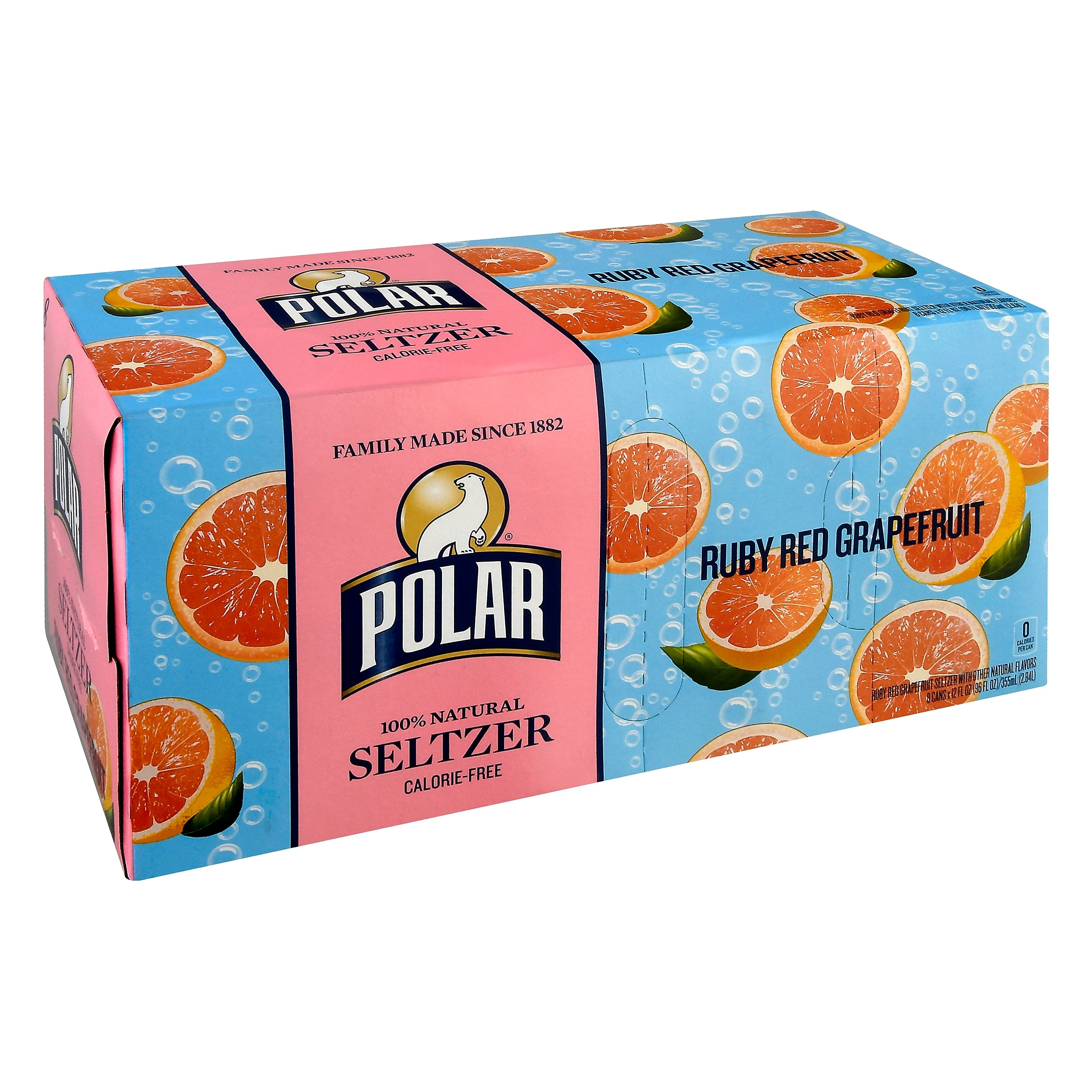 Polar® Ruby Red Grapefruit Seltzer, 12 Oz. Cans, 24 Cans