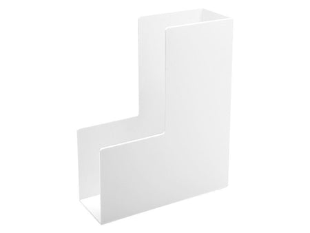 Poppin 12.25"H x 3.75"W x 9.75"D Plastic Magazine File, White, Each