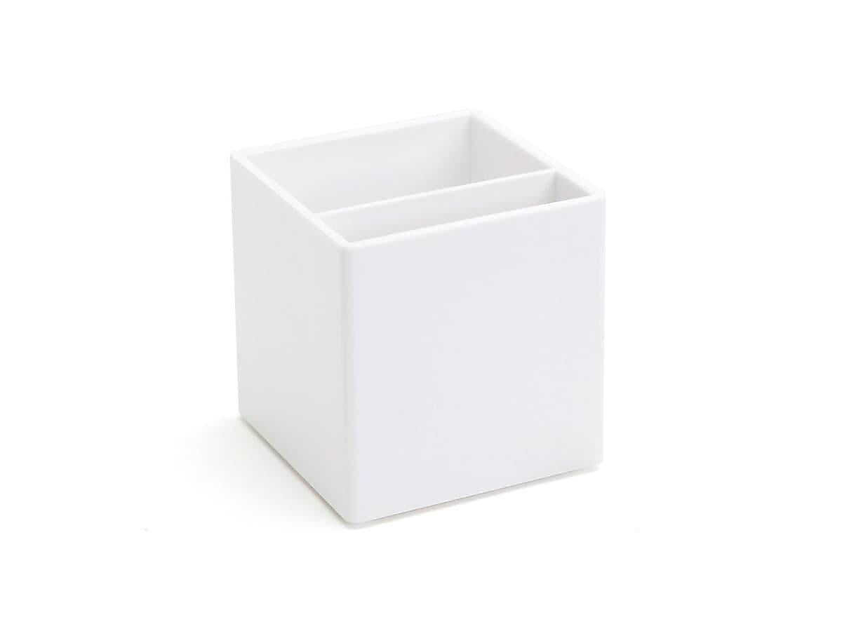 Poppin Plastic Pen Cup, White