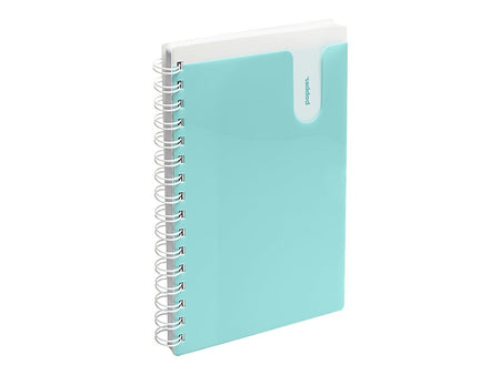 Poppin Pocket Notebook, 6" x 8.5", College Ruled, 80 Sheets, Blue