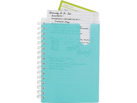 Poppin Pocket Notebook, 6" x 8.5", College Ruled, 80 Sheets, Blue