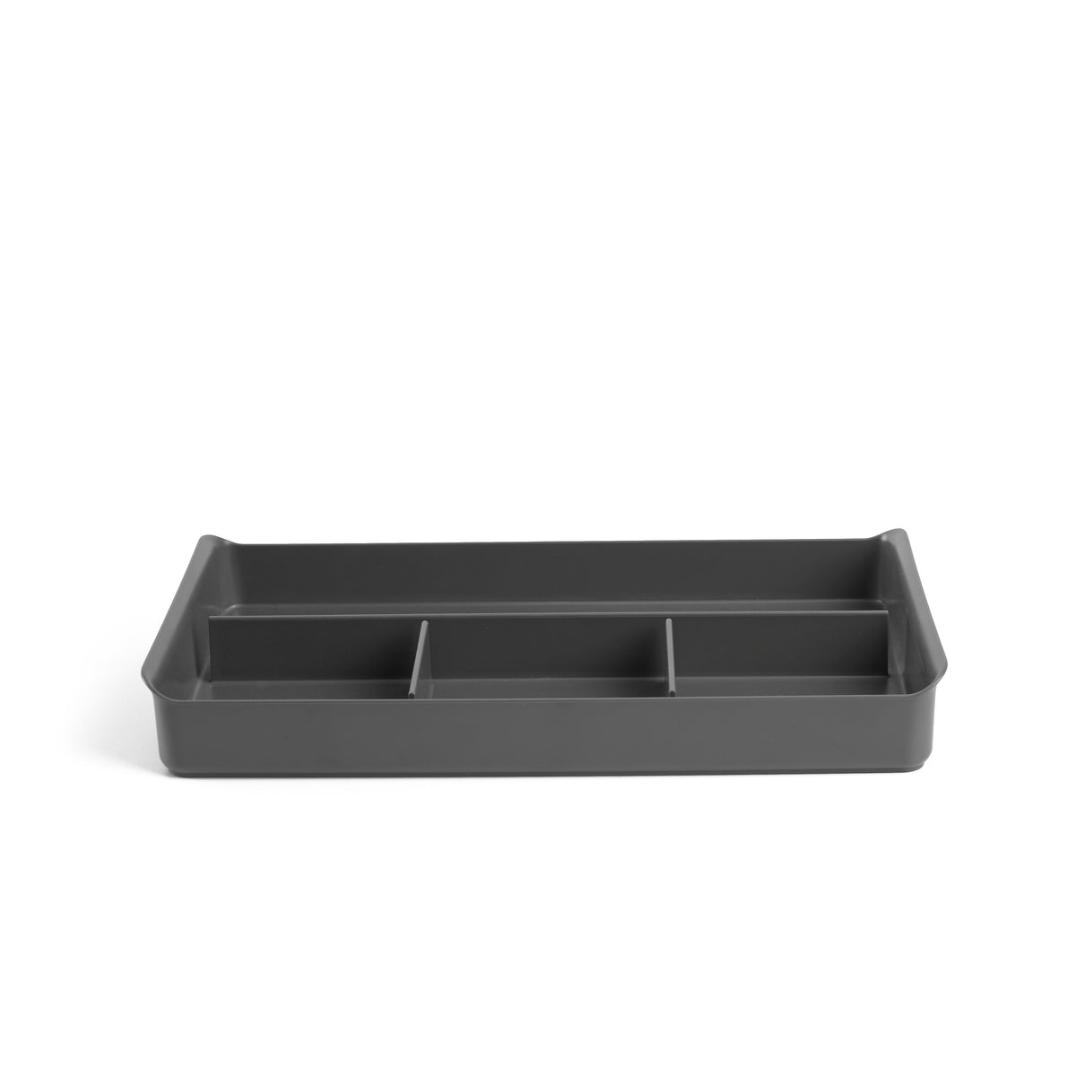 Poppin The Get-It-Together Polystyrene Drawer Organizer, Dark Gray