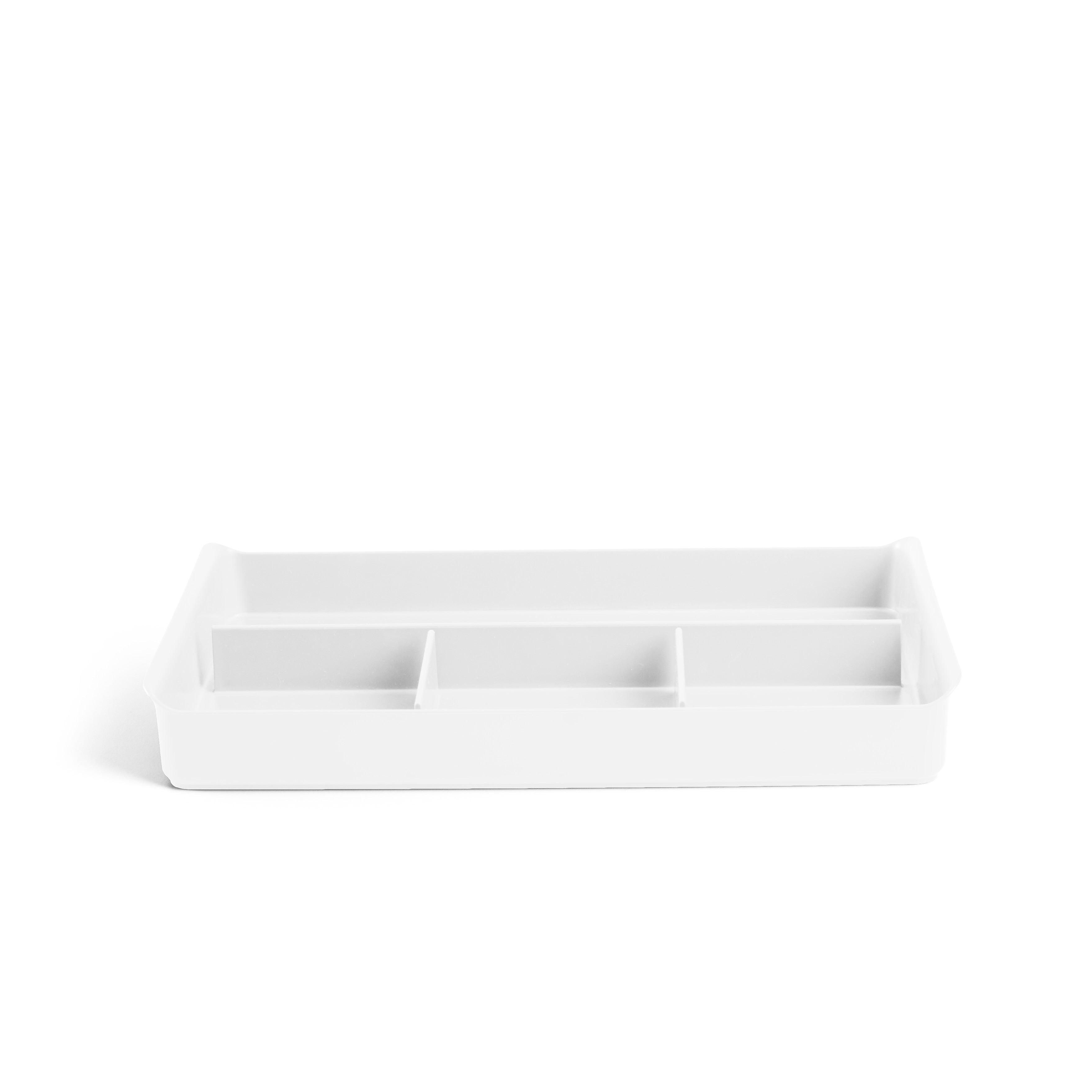 Poppin The Get-It-Together Polystyrene Drawer Organizer, White