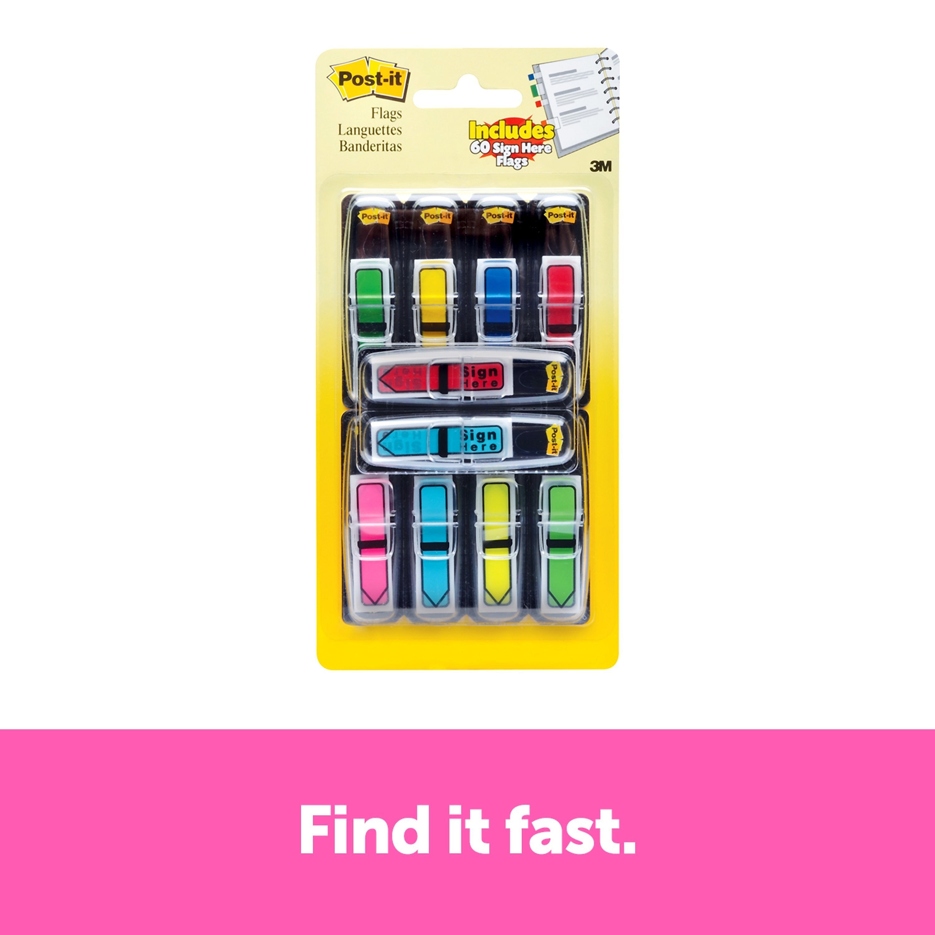 Post-it Arrow Flags Value Pack, .47