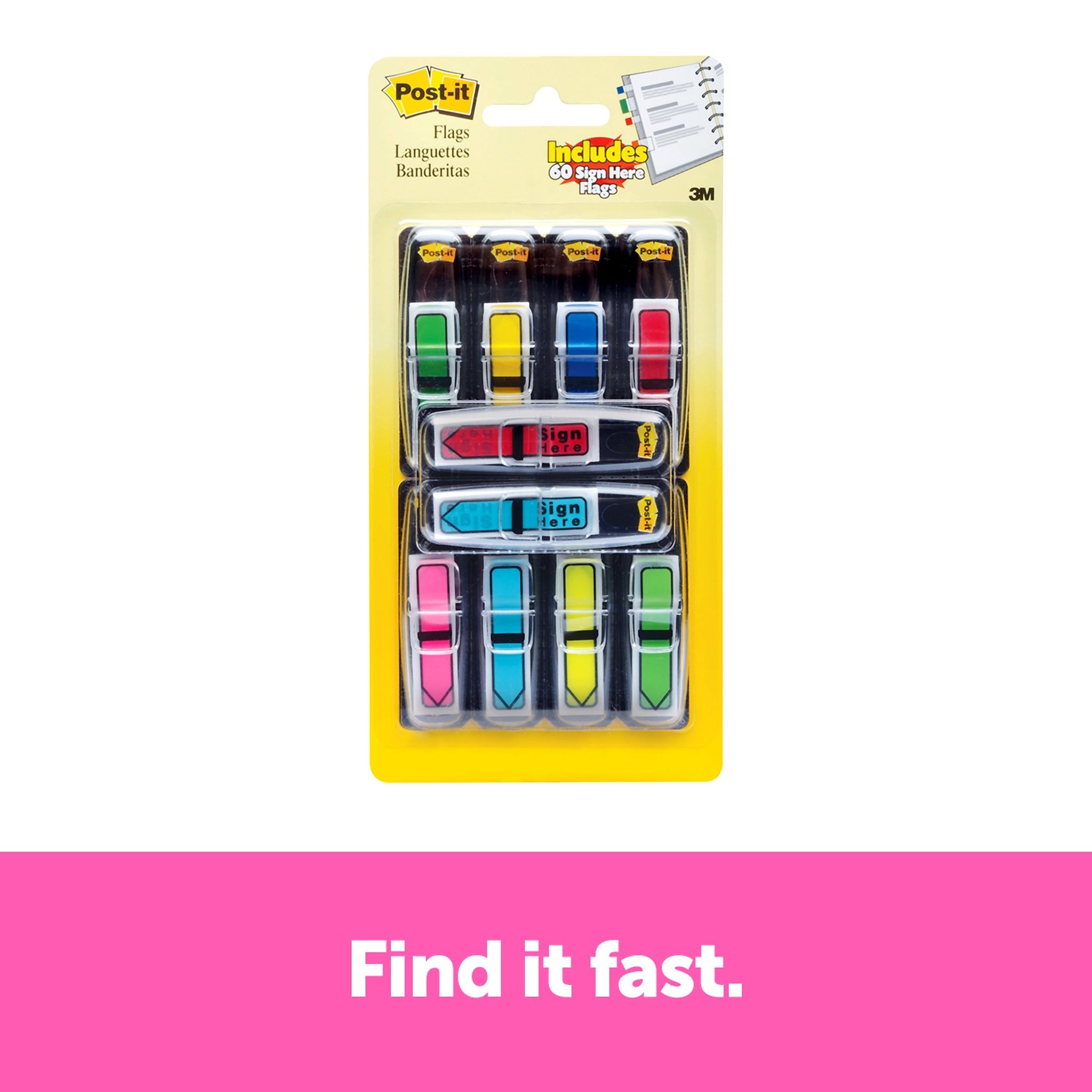 Post-it Arrow Flags Value Pack, .47