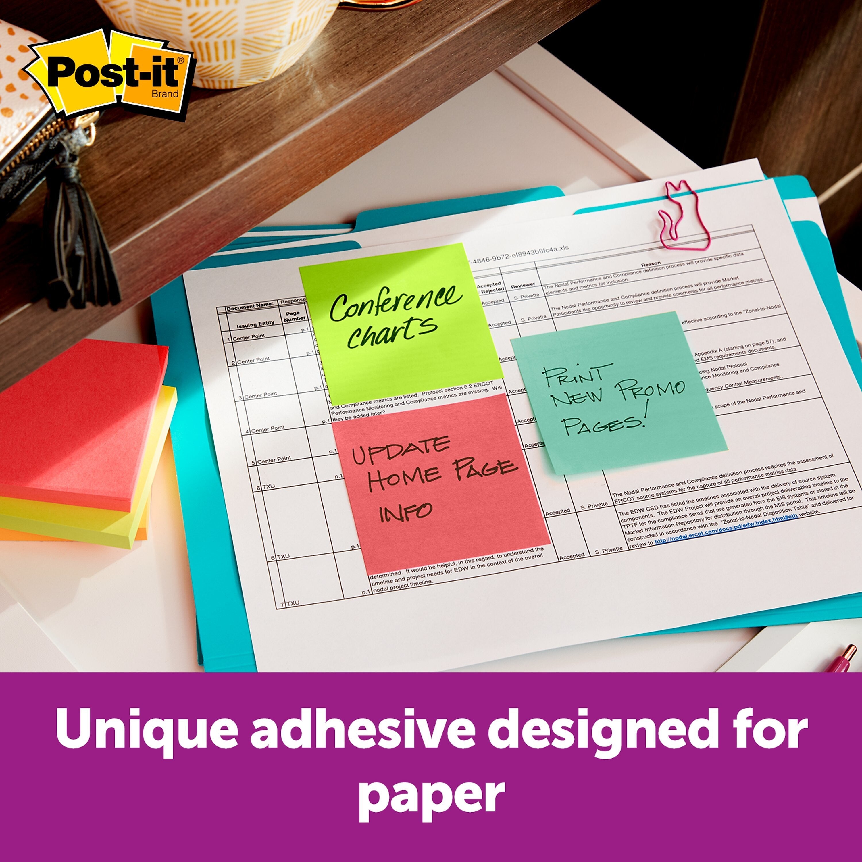 Post-it® Designer Pop-up Notes and Flag Dispenser for 1